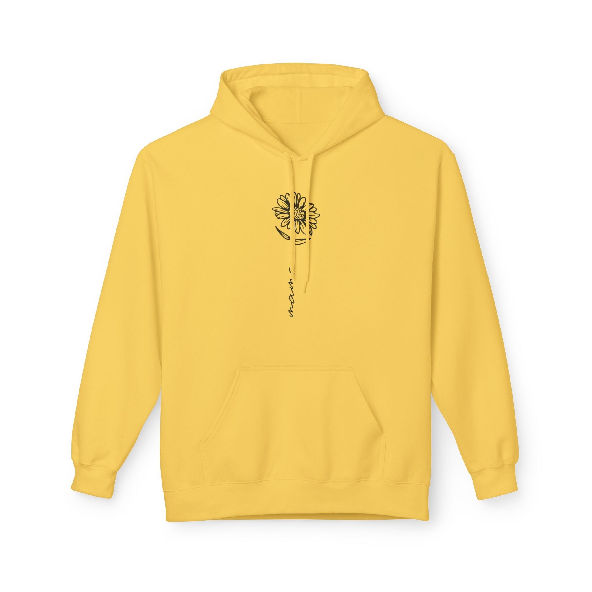 Mom Fleece Hoodie - Floral Mama | Hoodie by atgodanddesigns