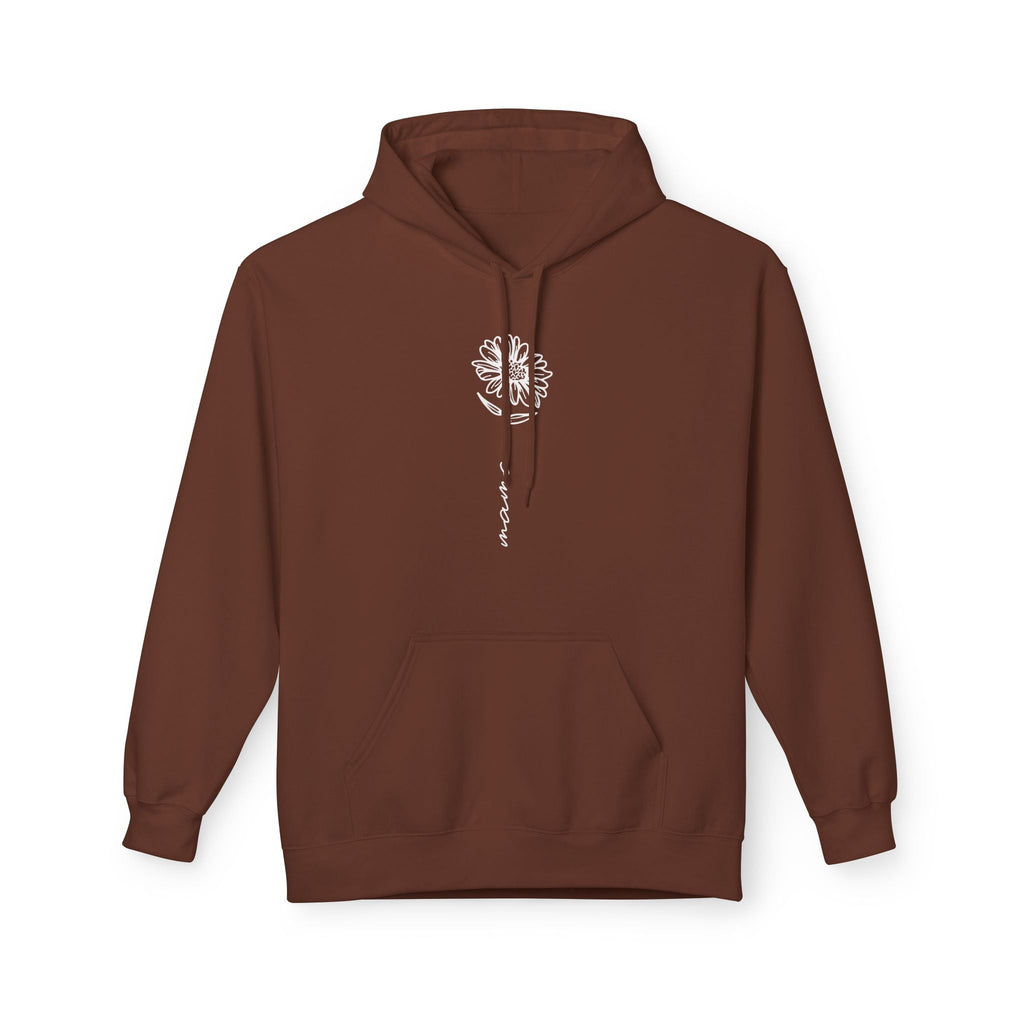 Mom Fleece Hoodie - Floral Mama | Hoodie by atgodanddesigns
