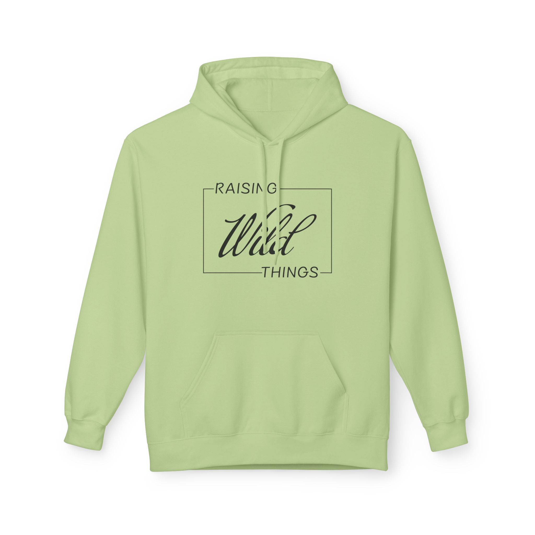 Mom Fleece Hoodie - Raising Wild Things | Hoodie by atgodanddesigns