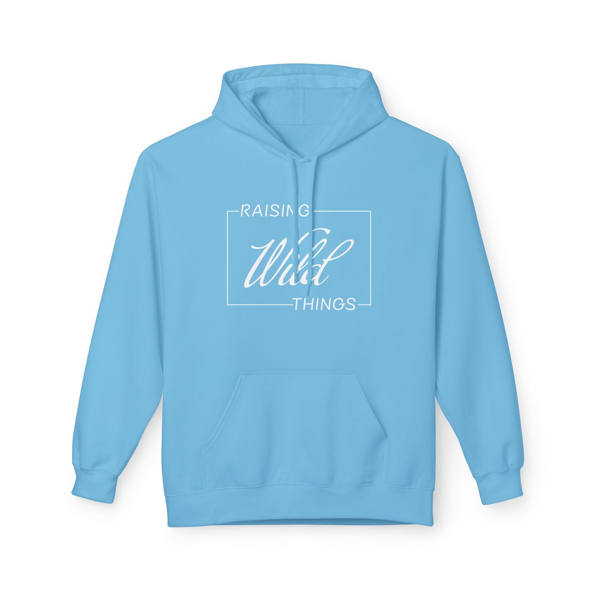 Mom Fleece Hoodie - Raising Wild Things | Hoodie by atgodanddesigns