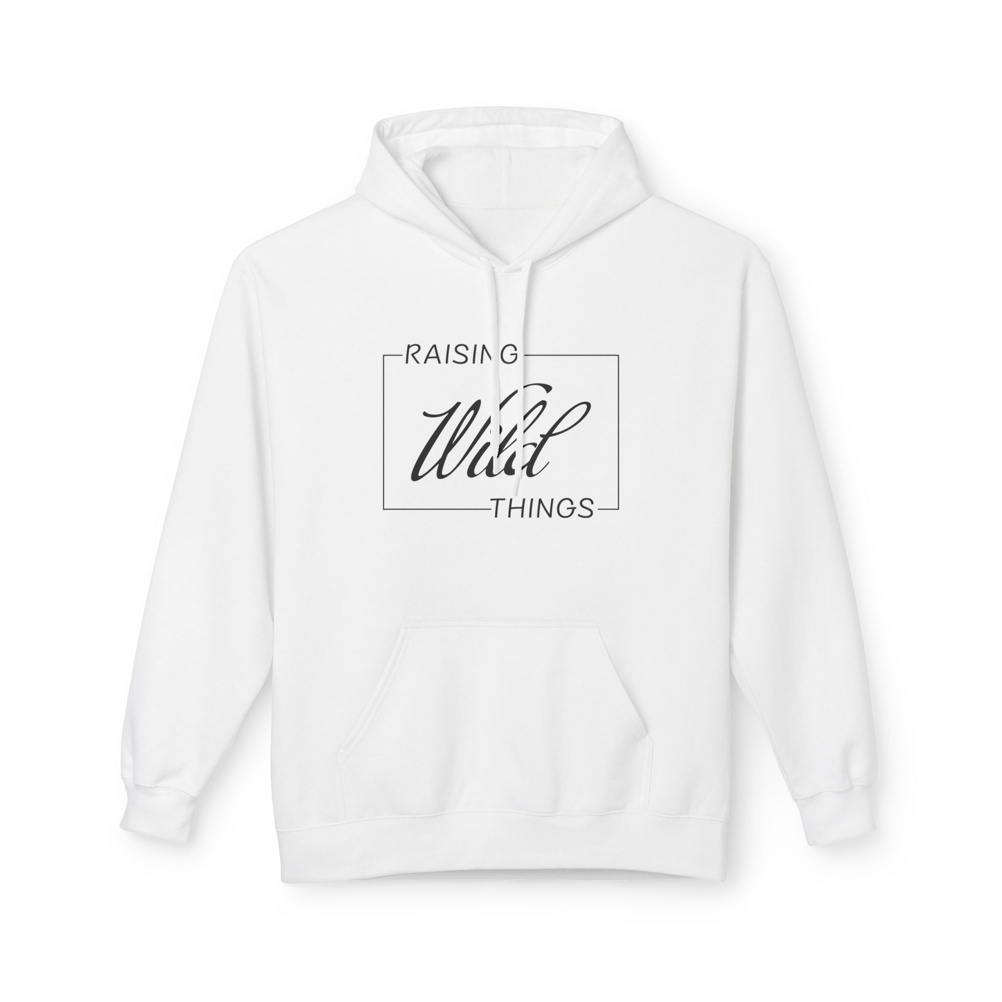 Mom Fleece Hoodie - Raising Wild Things | Hoodie by atgodanddesigns