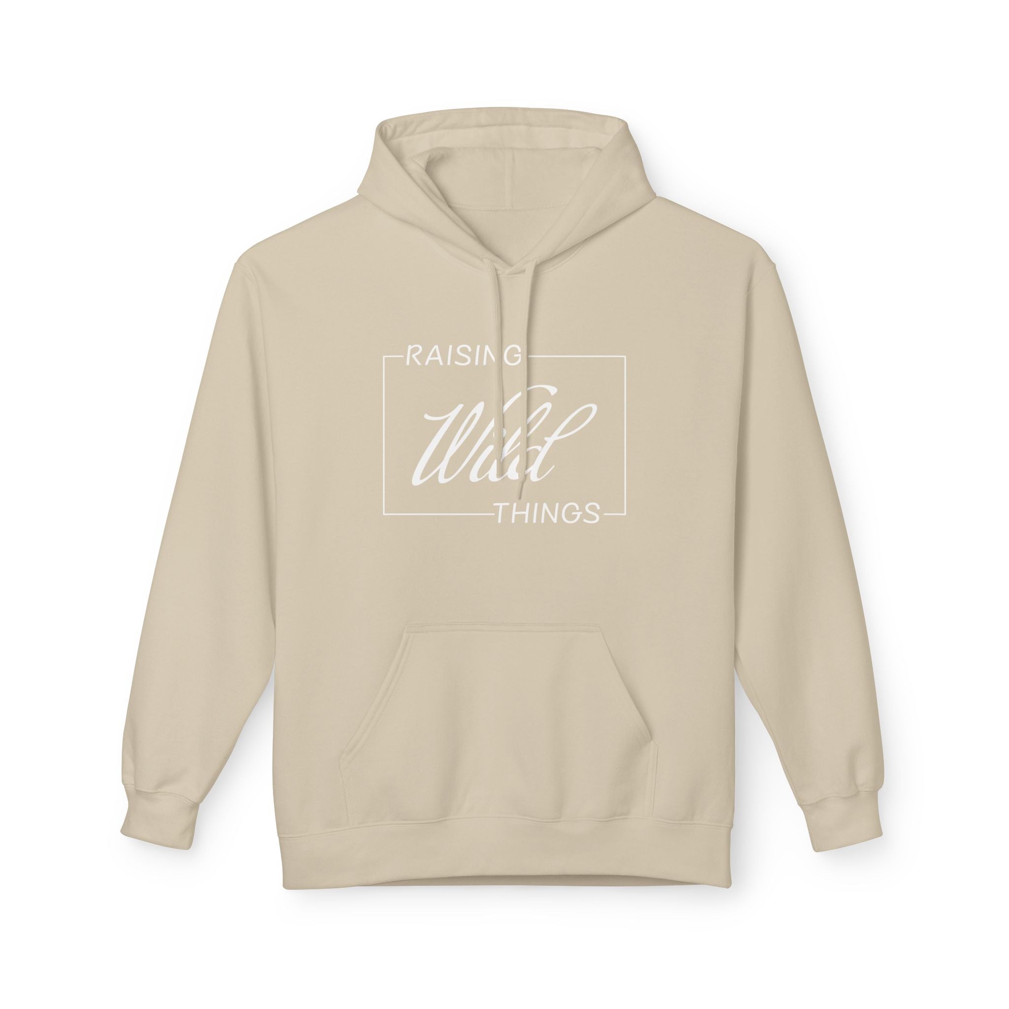 Mom Fleece Hoodie - Raising Wild Things | Hoodie by atgodanddesigns
