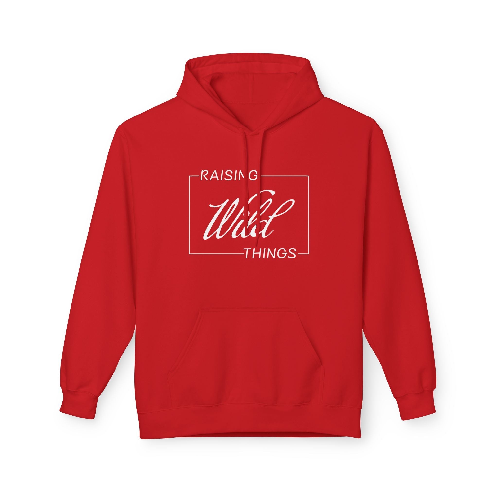 Mom Fleece Hoodie - Raising Wild Things | Hoodie by atgodanddesigns