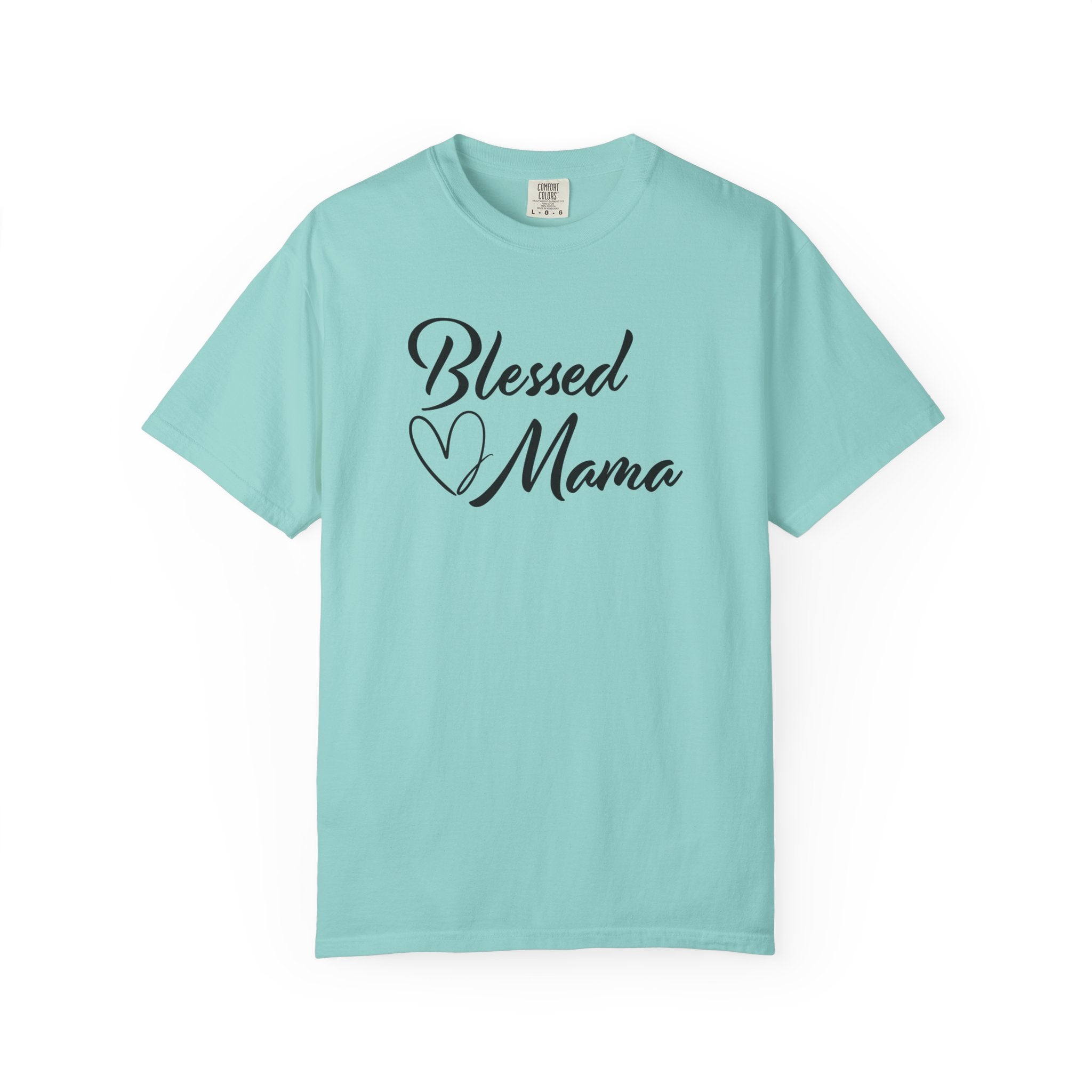 Mom Graphic T-Shirt - Blessed Mama | T-Shirt by atgodanddesigns