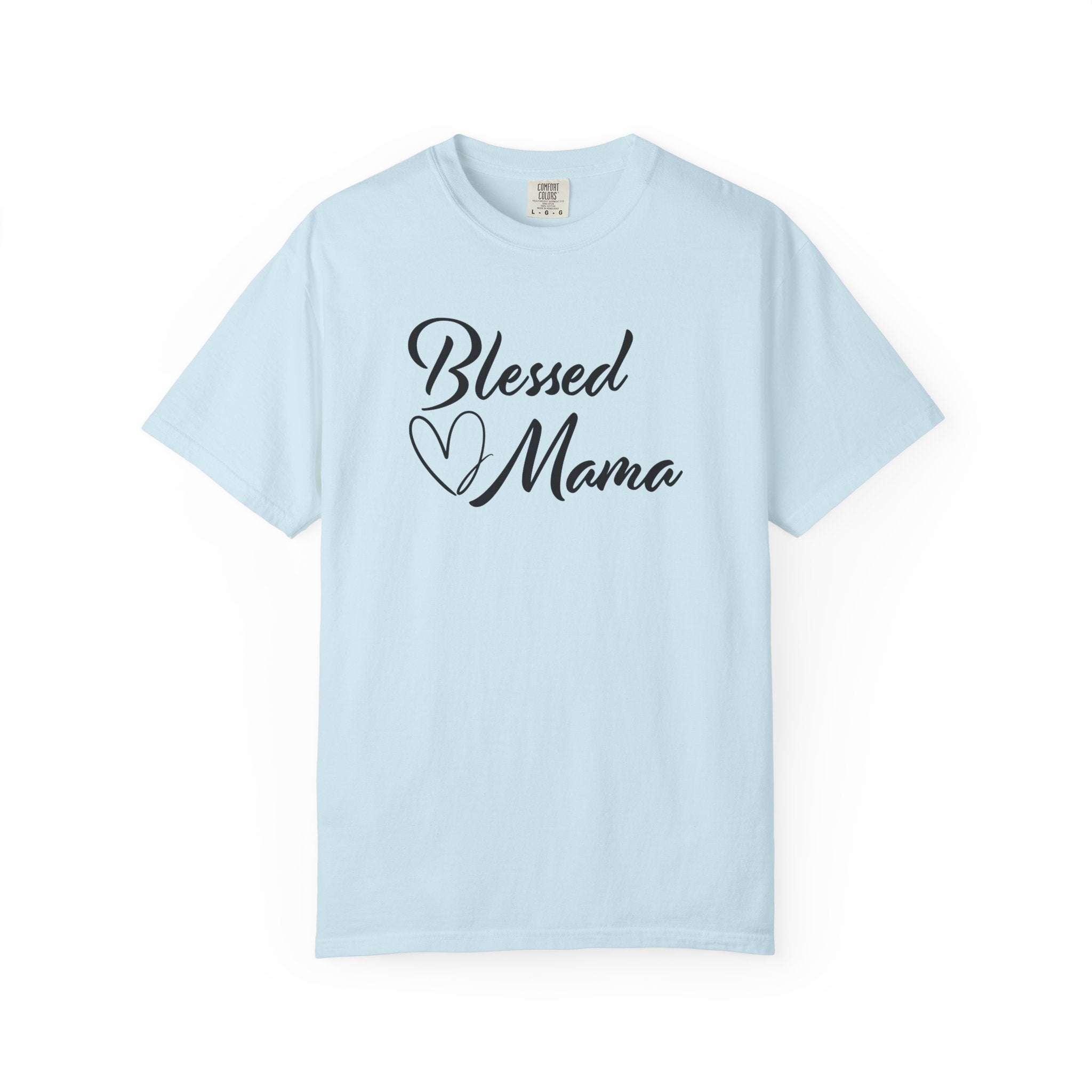 Mom Graphic T-Shirt - Blessed Mama | T-Shirt by atgodanddesigns
