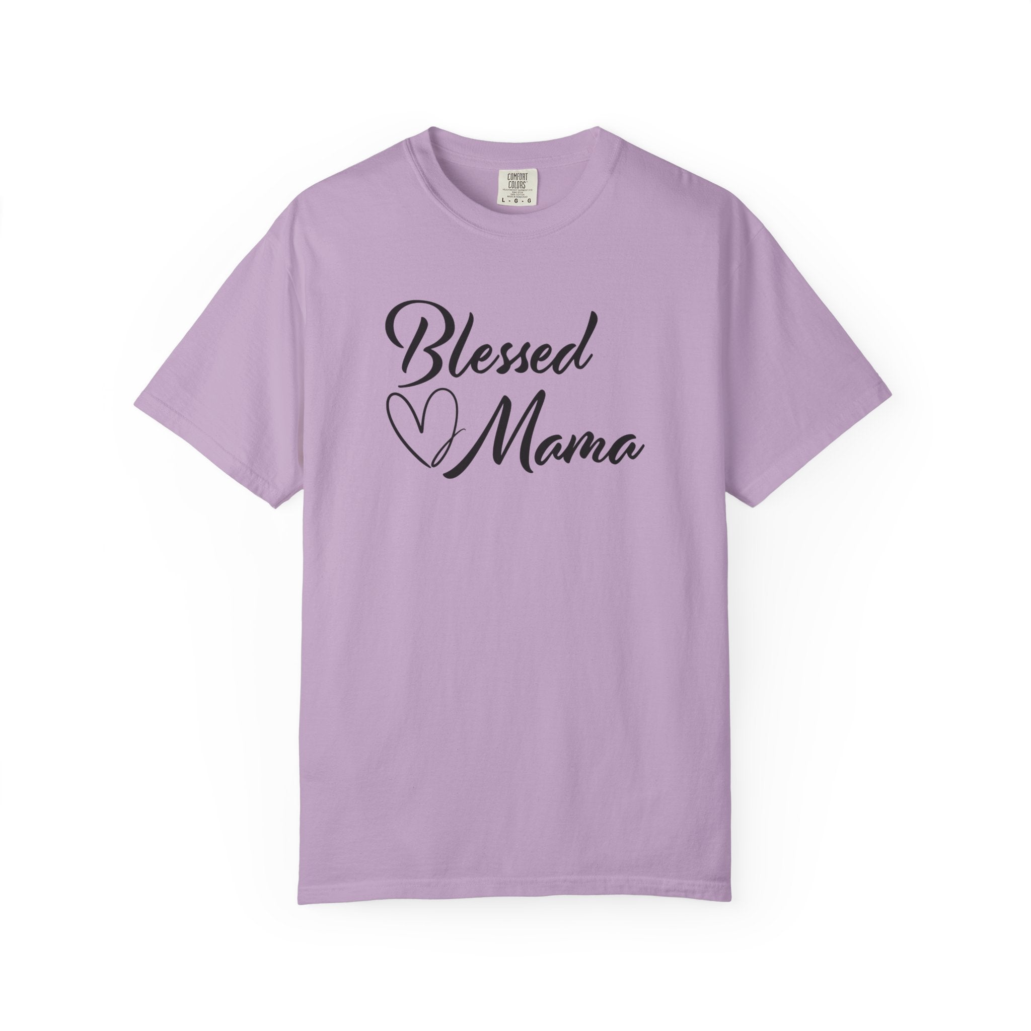 Mom Graphic T-Shirt - Blessed Mama | T-Shirt by atgodanddesigns