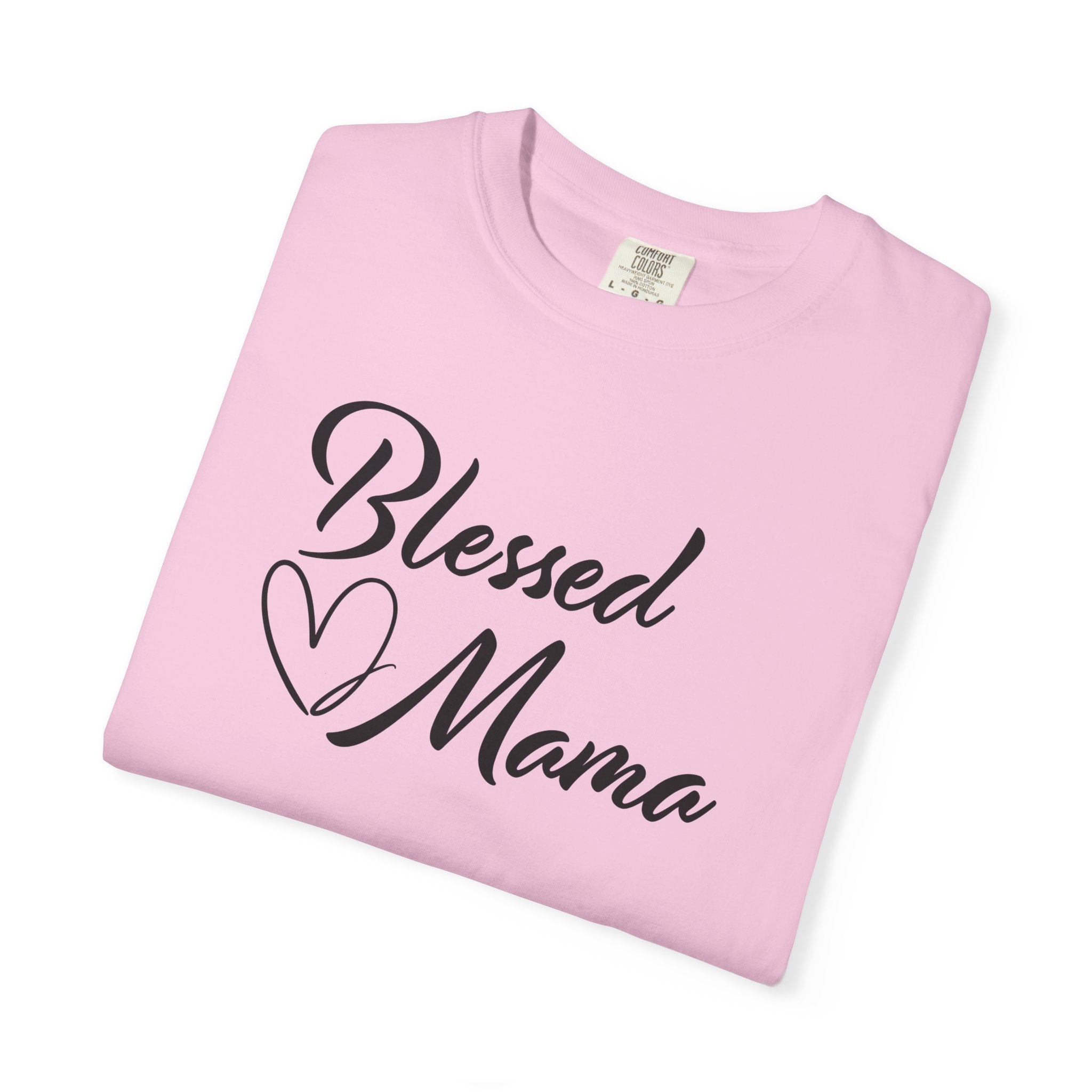 Mom Graphic T-Shirt - Blessed Mama | T-Shirt by atgodanddesigns
