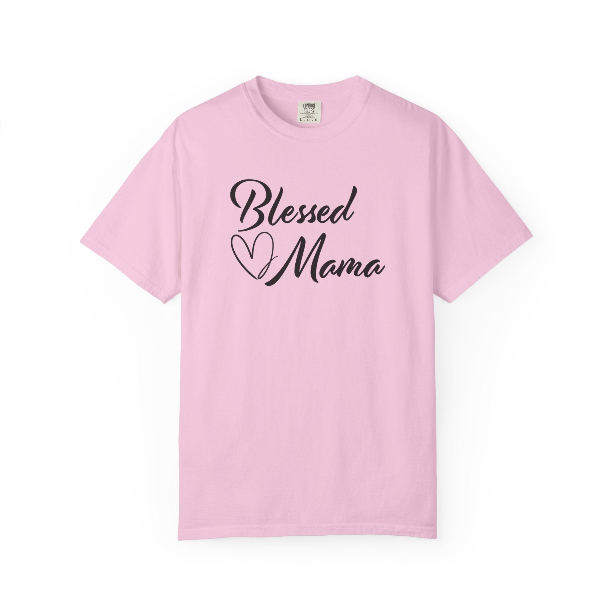Mom Graphic T-Shirt - Blessed Mama | T-Shirt by atgodanddesigns