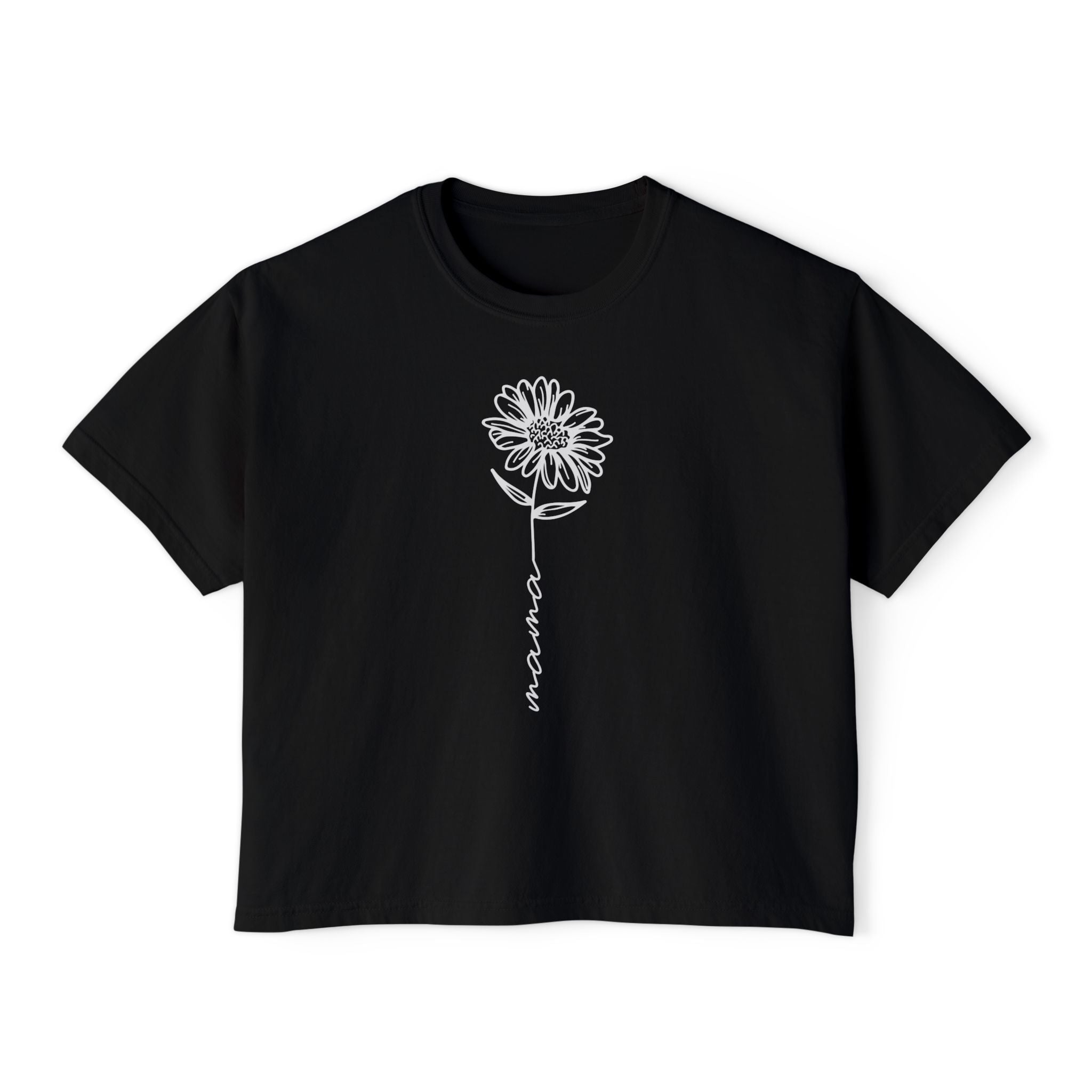 Mom Graphic T-Shirt - Floral Mama | T-Shirt by atgodanddesigns