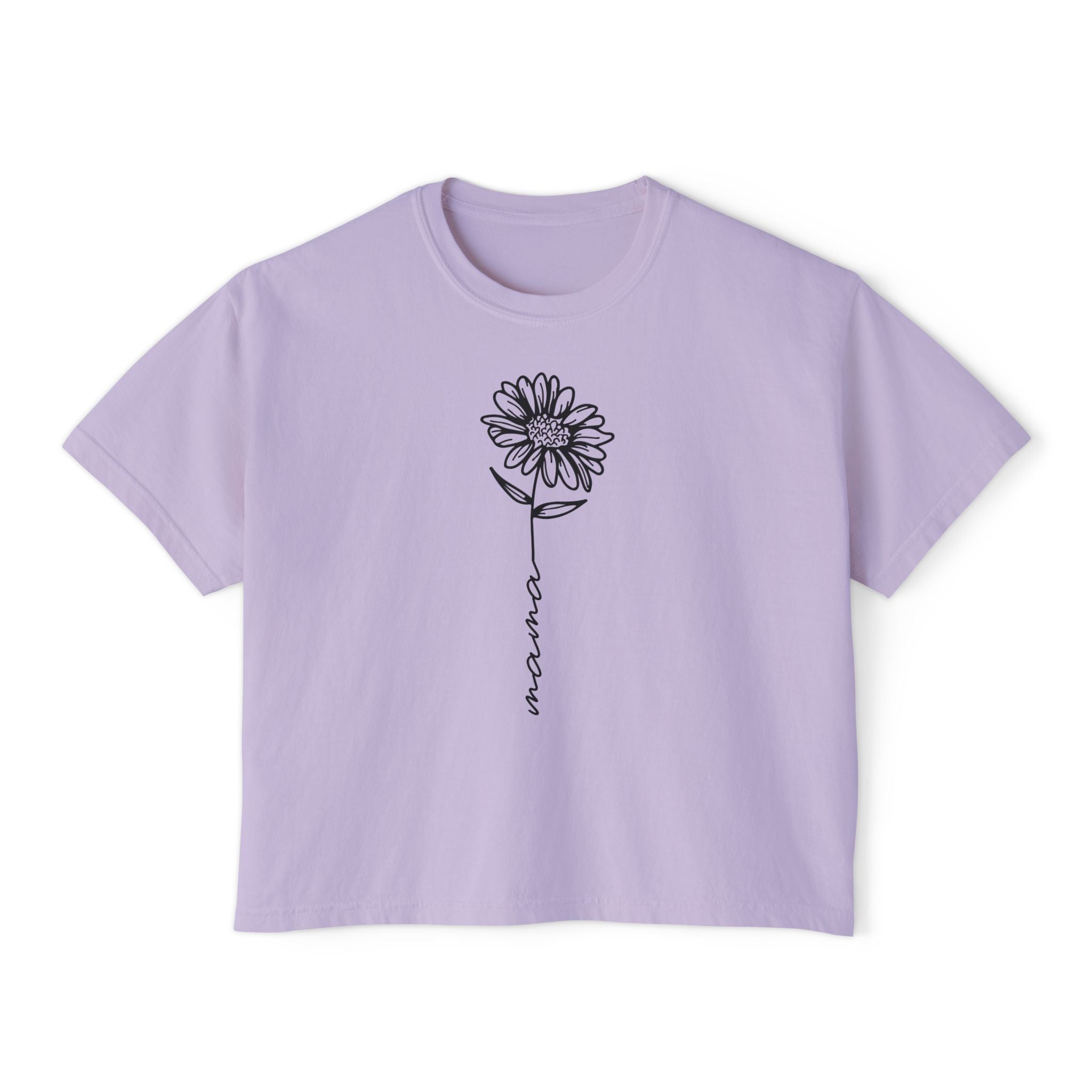 Mom Graphic T-Shirt - Floral Mama | T-Shirt by atgodanddesigns