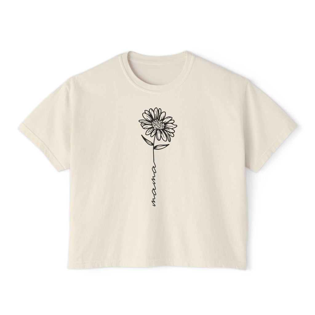 Mom Graphic T-Shirt - Floral Mama | T-Shirt by atgodanddesigns