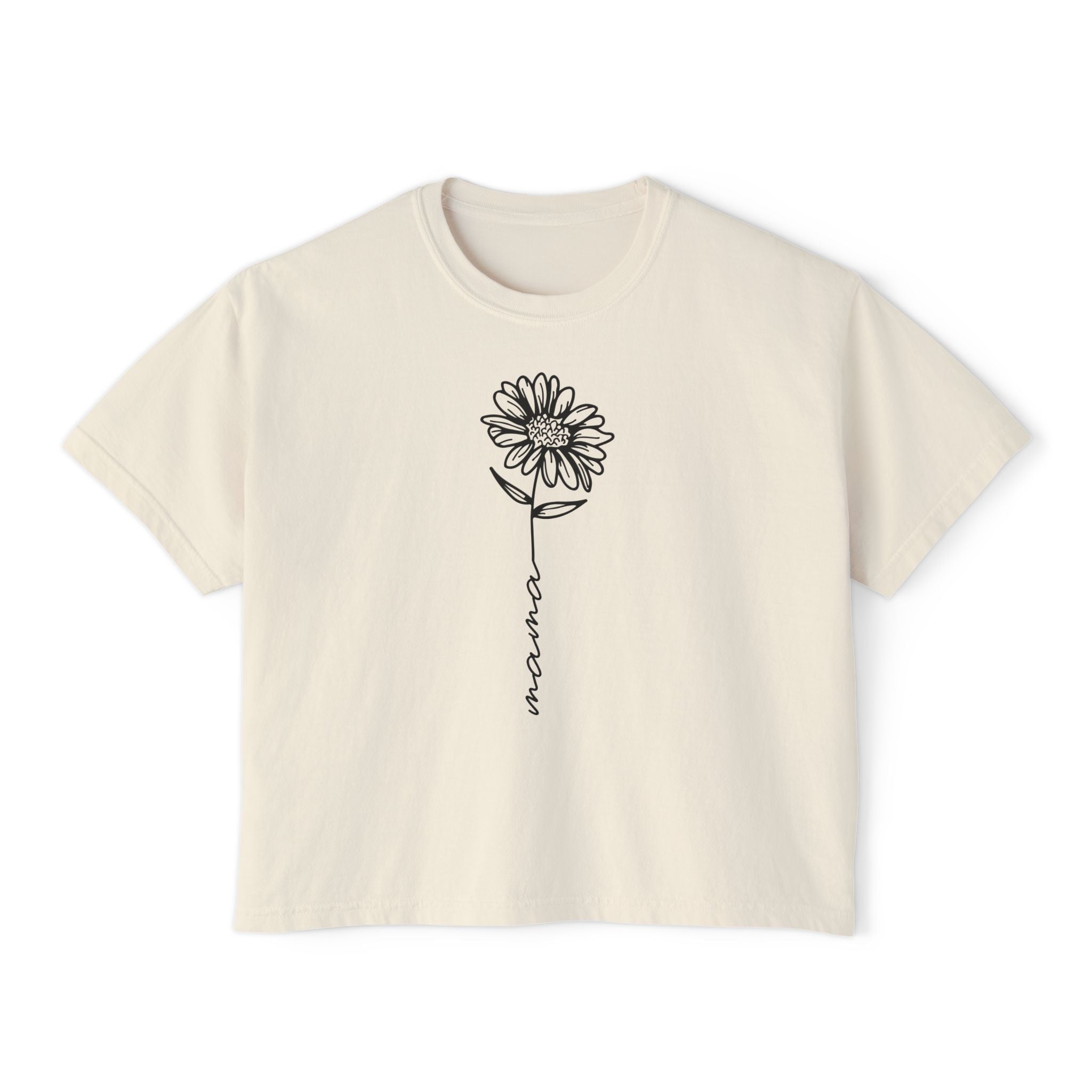 Mom Graphic T-Shirt - Floral Mama | T-Shirt by atgodanddesigns