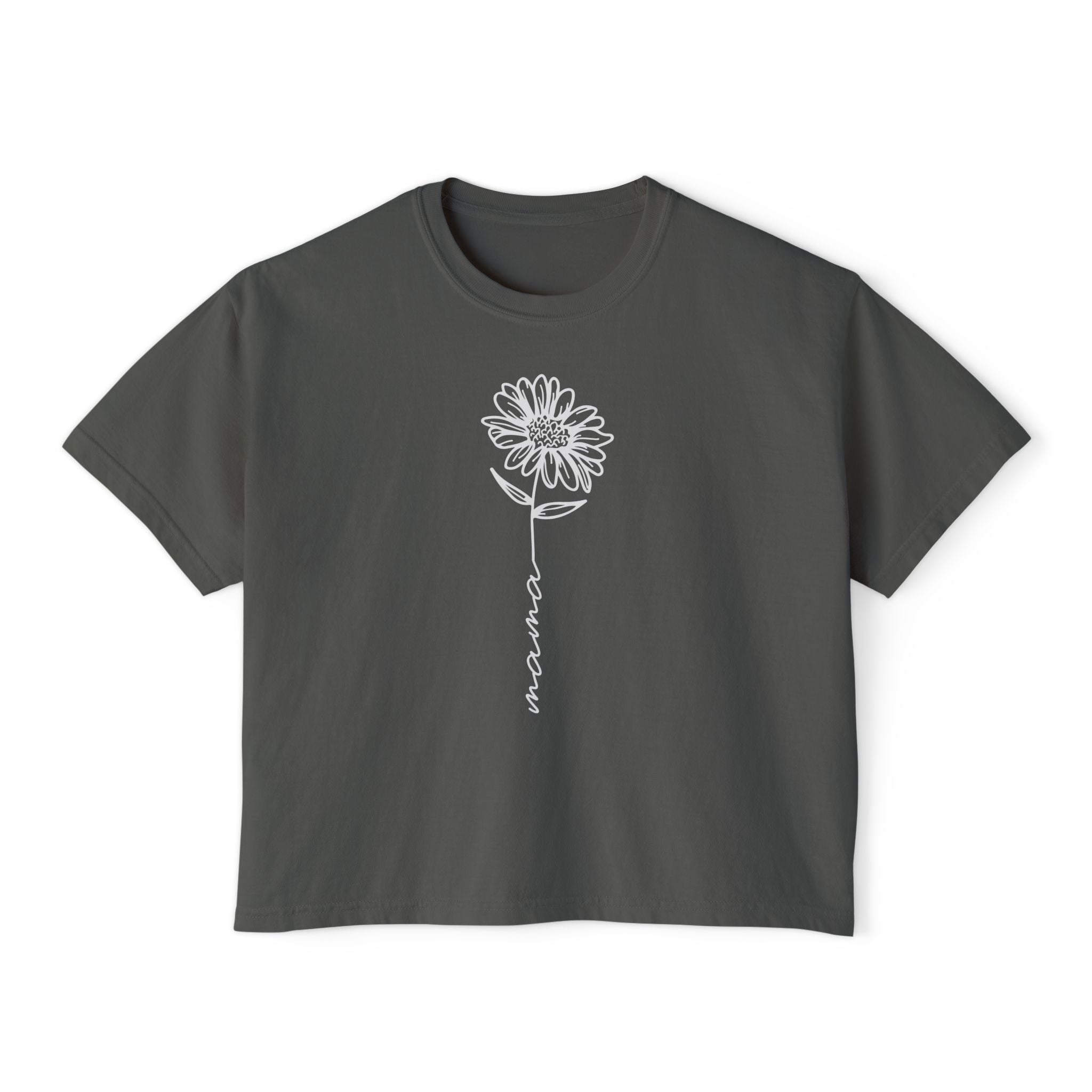 Mom Graphic T-Shirt - Floral Mama | T-Shirt by atgodanddesigns