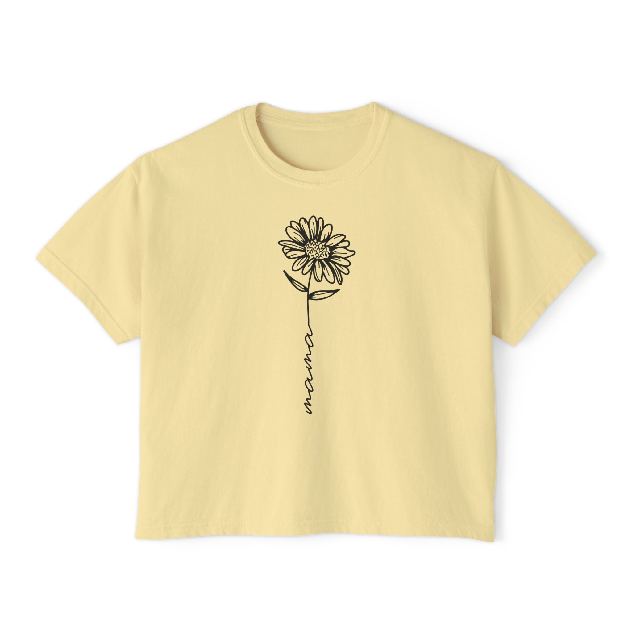Mom Graphic T-Shirt - Floral Mama | T-Shirt by atgodanddesigns