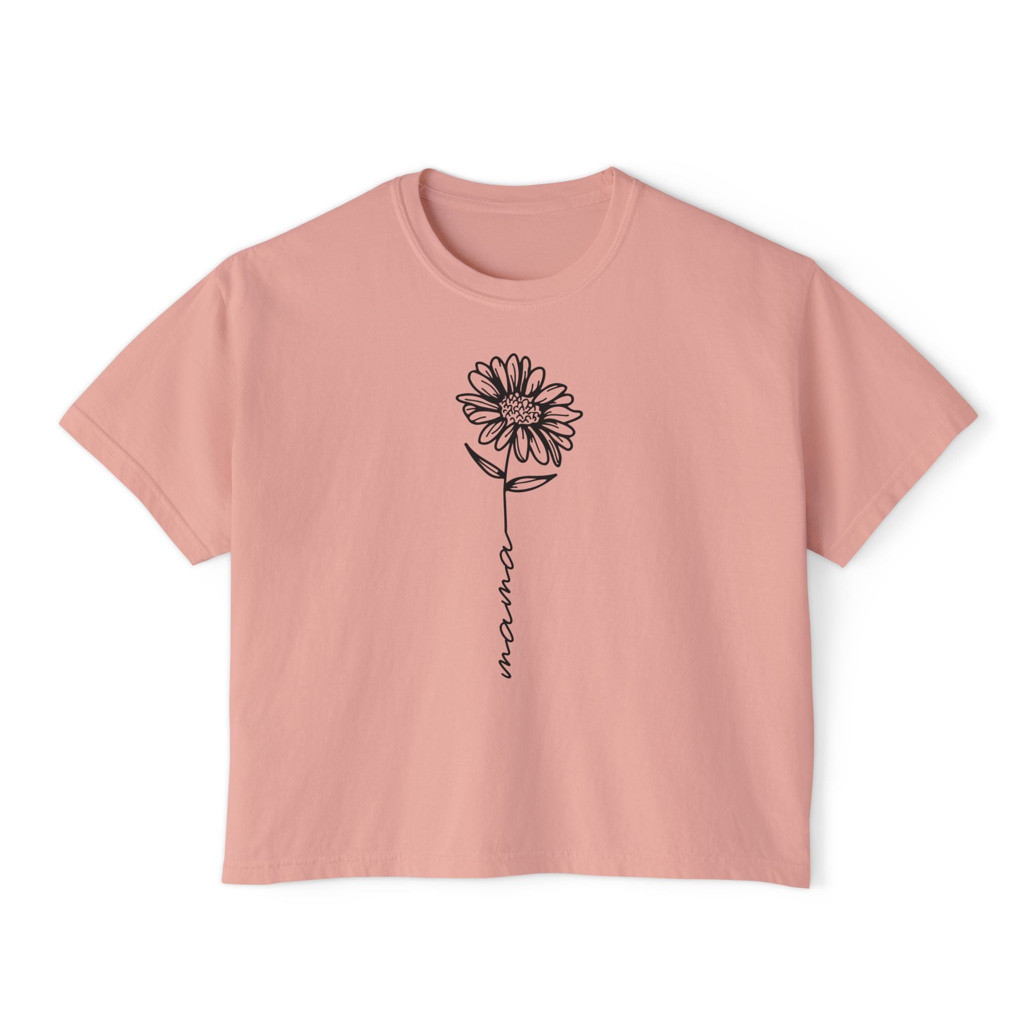 Mom Graphic T-Shirt - Floral Mama | T-Shirt by atgodanddesigns