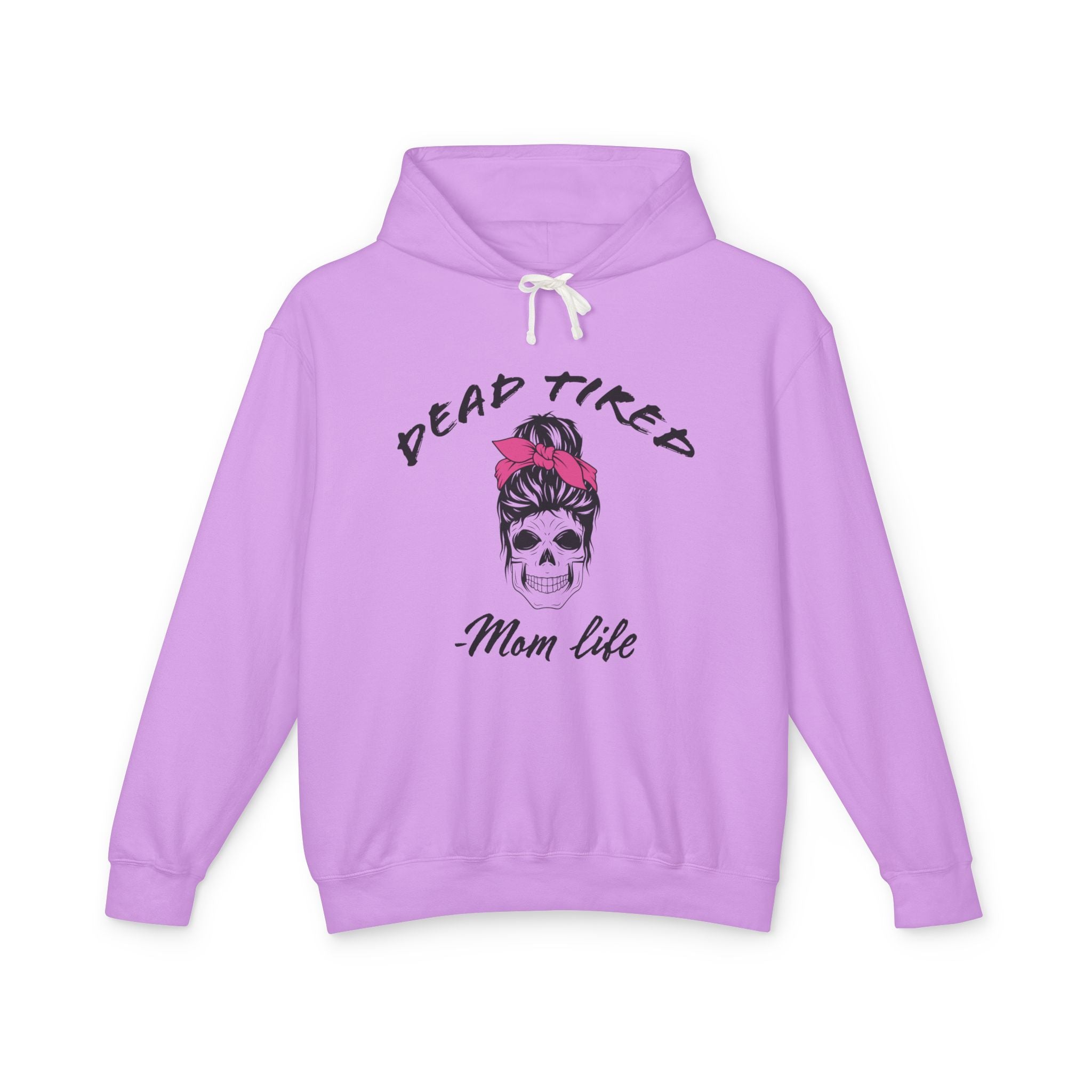 Mom Hooded Sweatshirt - Dead Tired Mom Life | Hoodie by atgodanddesigns