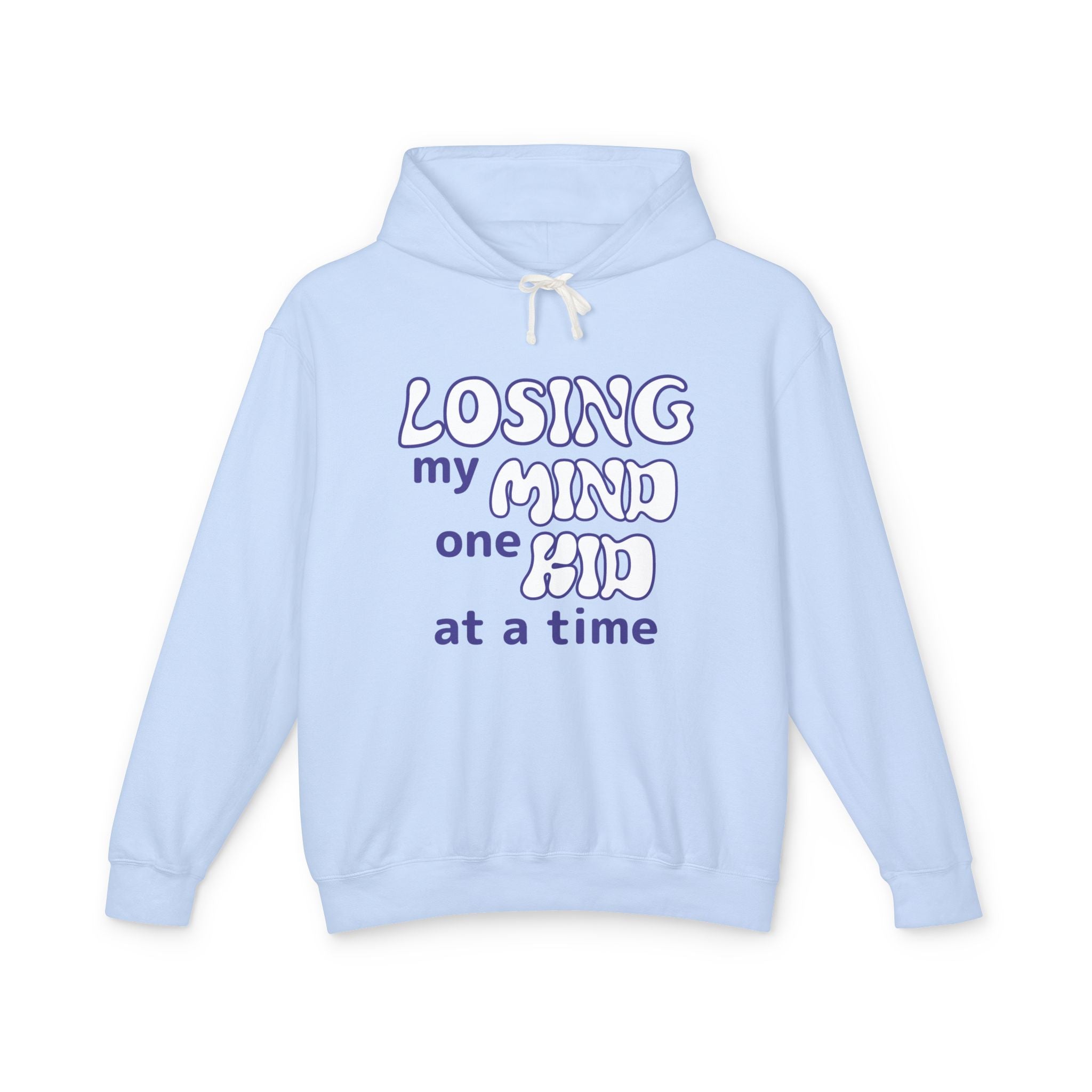 Mom Hooded Sweatshirt - Losing My Mind One Kid At A Time | Hoodie by atgodanddesigns