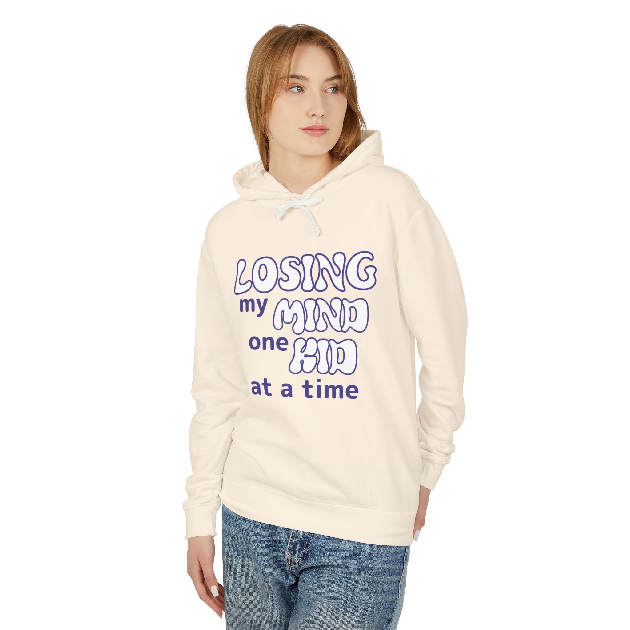 Mom Hooded Sweatshirt - Losing My Mind One Kid At A Time | Hoodie by atgodanddesigns