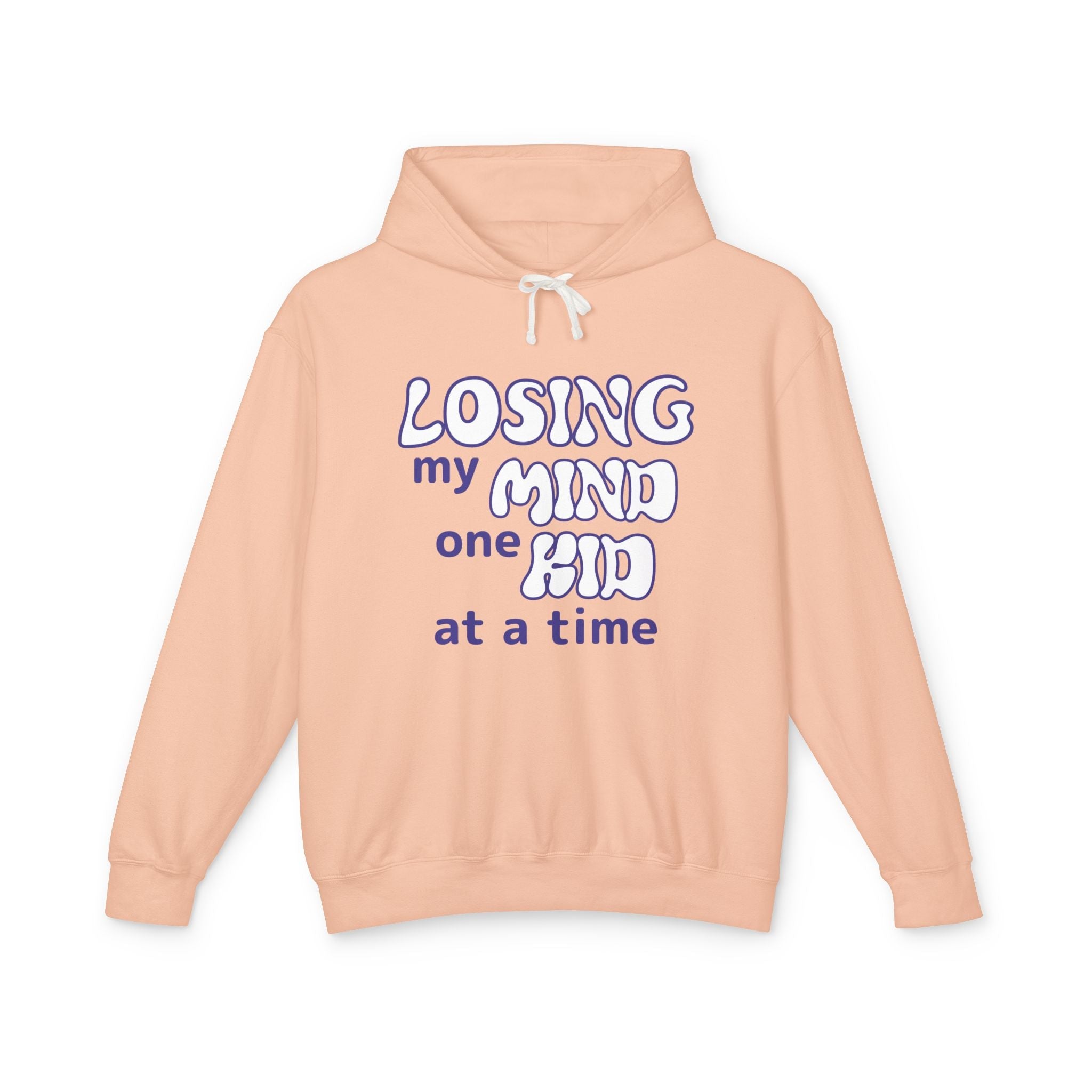 Mom Hooded Sweatshirt - Losing My Mind One Kid At A Time | Hoodie by atgodanddesigns