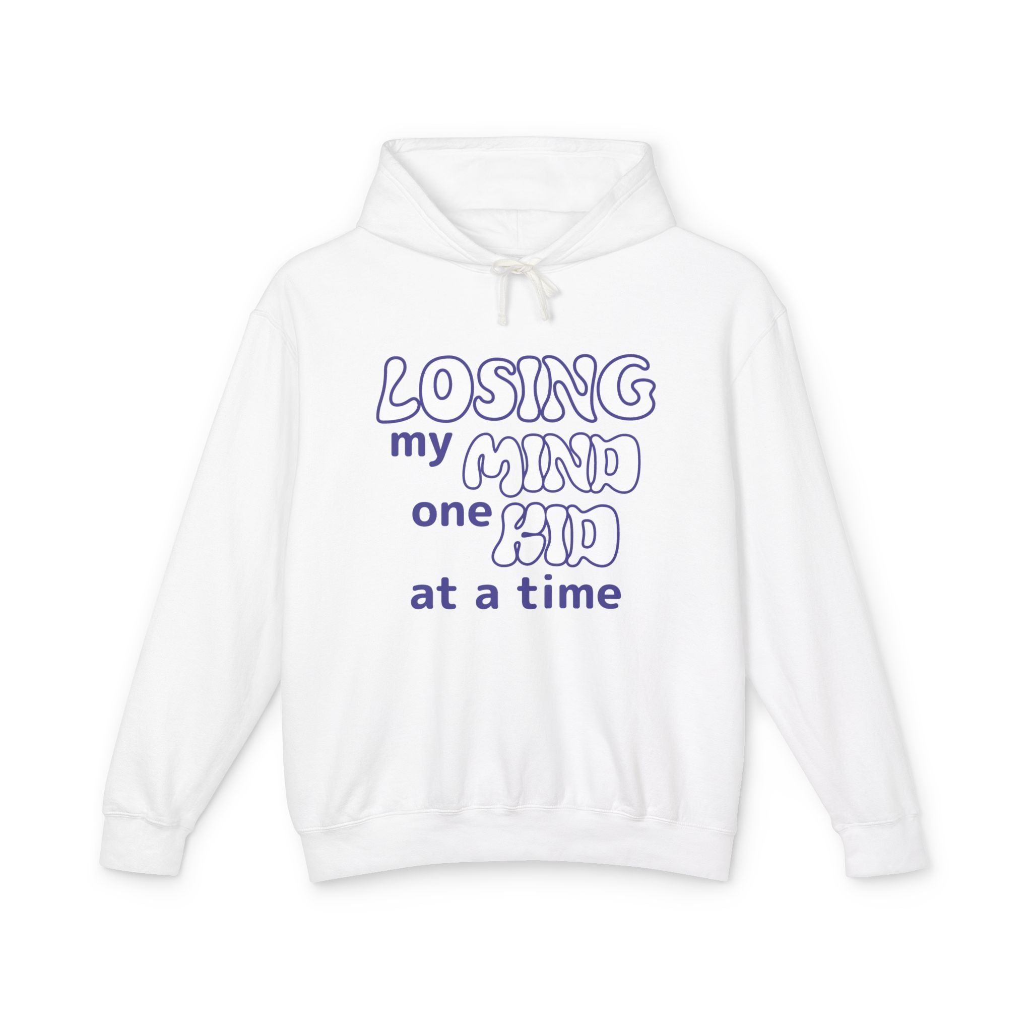 Mom Hooded Sweatshirt - Losing My Mind One Kid At A Time | Hoodie by atgodanddesigns