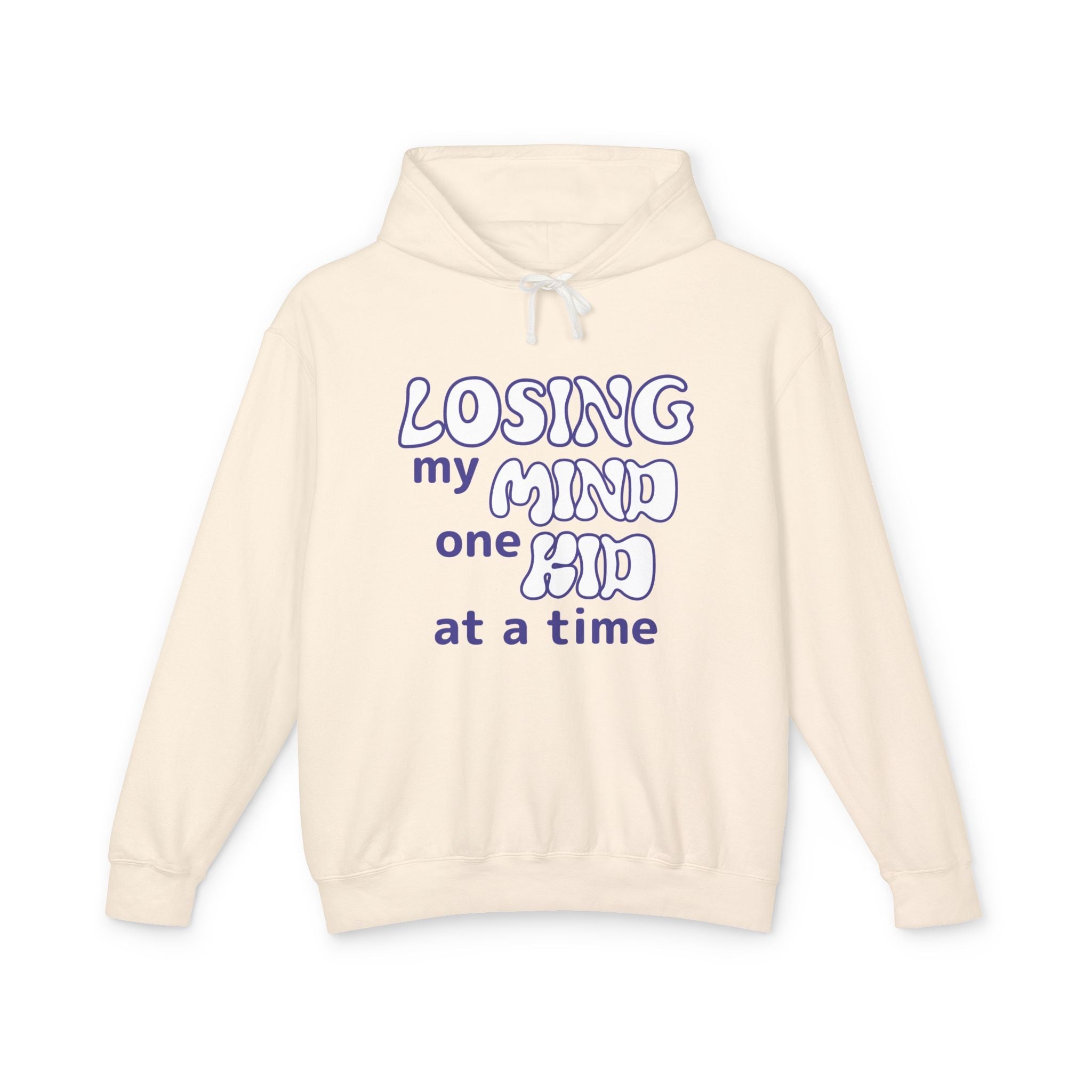 Mom Hooded Sweatshirt - Losing My Mind One Kid At A Time | Hoodie by atgodanddesigns