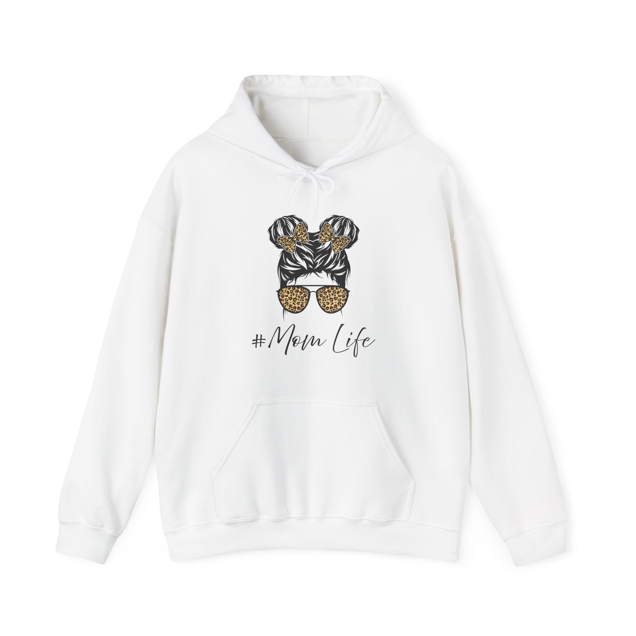 Mom Hooded Sweatshirt - Mom Life | Hoodie by atgodanddesigns
