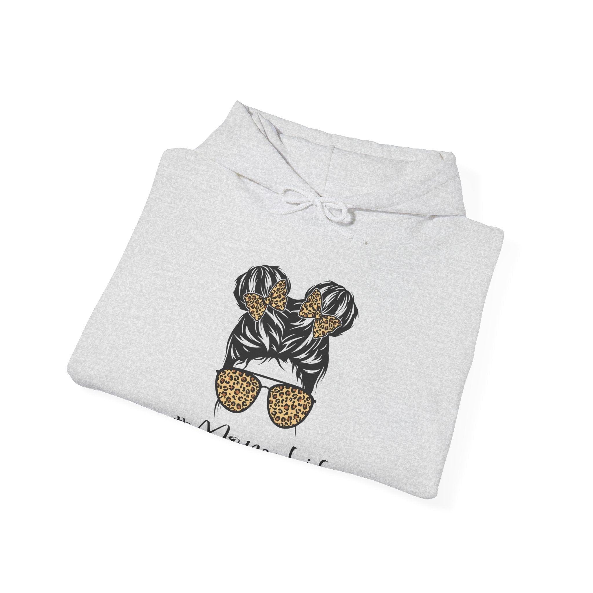 Mom Hooded Sweatshirt - Mom Life | Hoodie by atgodanddesigns