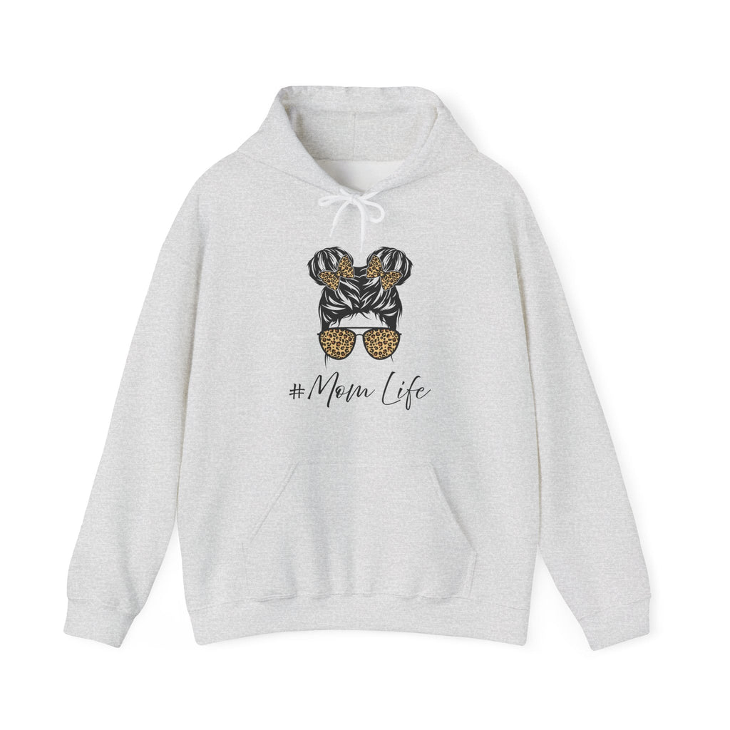 Mom Hooded Sweatshirt - Mom Life | Hoodie by atgodanddesigns