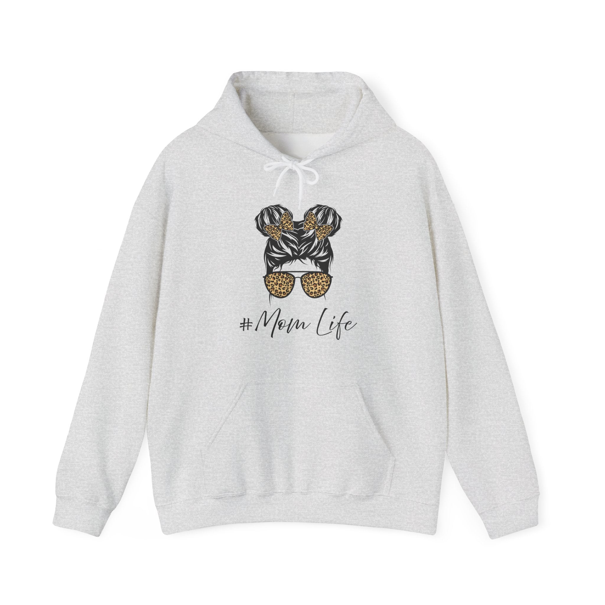 Mom Hooded Sweatshirt - Mom Life | Hoodie by atgodanddesigns