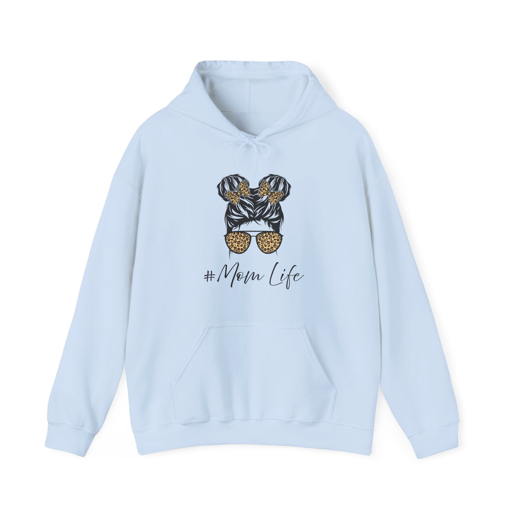 Mom Hooded Sweatshirt - Mom Life | Hoodie by atgodanddesigns