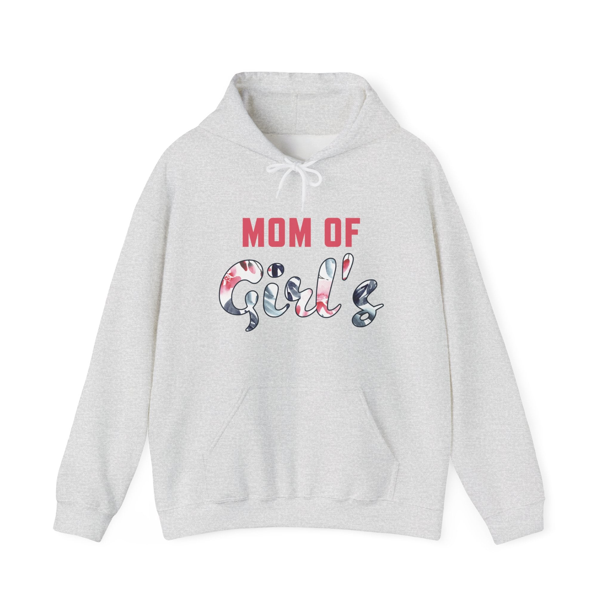 Mom Hooded Sweatshirt - Mom Of Girls | Hoodie by atgodanddesigns