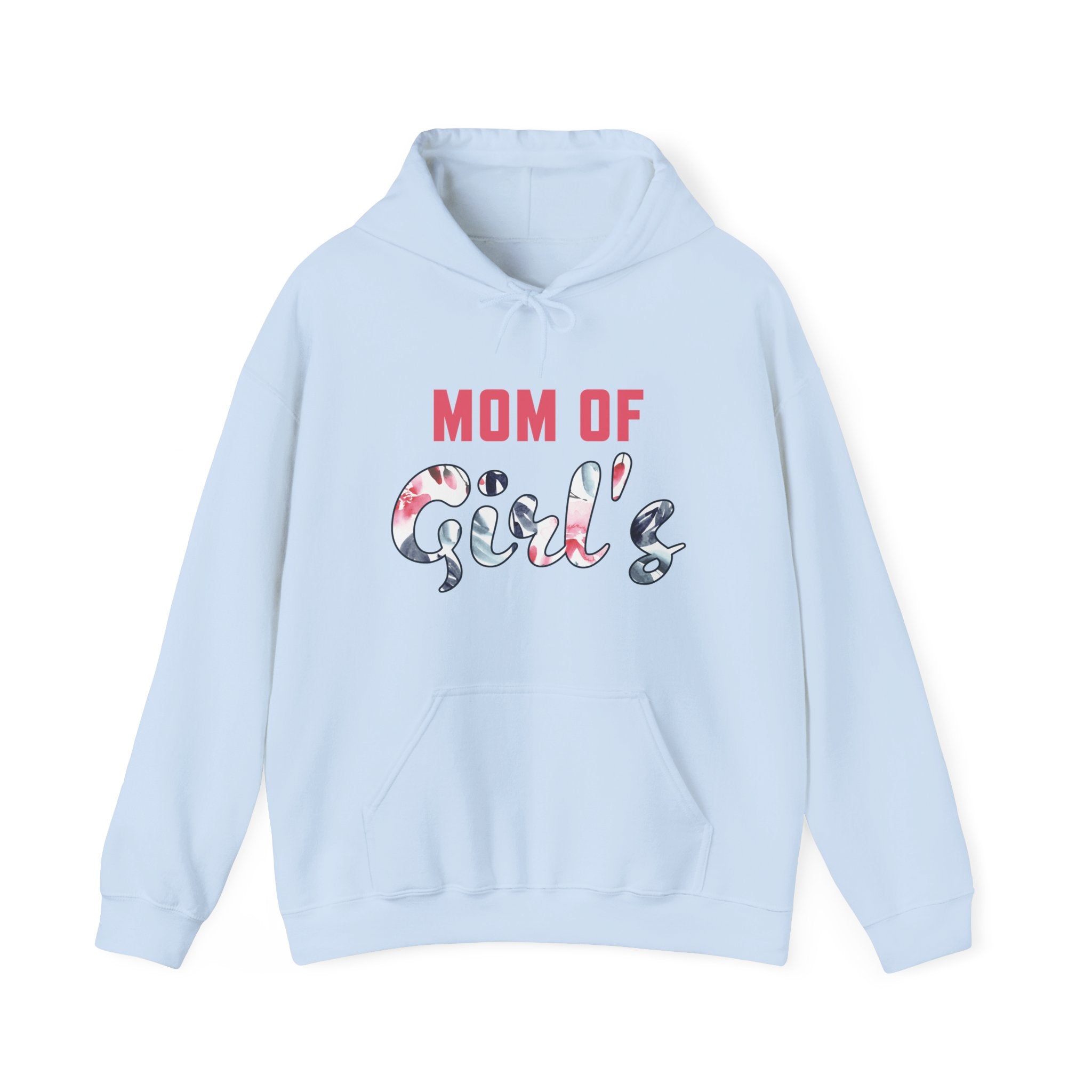 Mom Hooded Sweatshirt - Mom Of Girls | Hoodie by atgodanddesigns