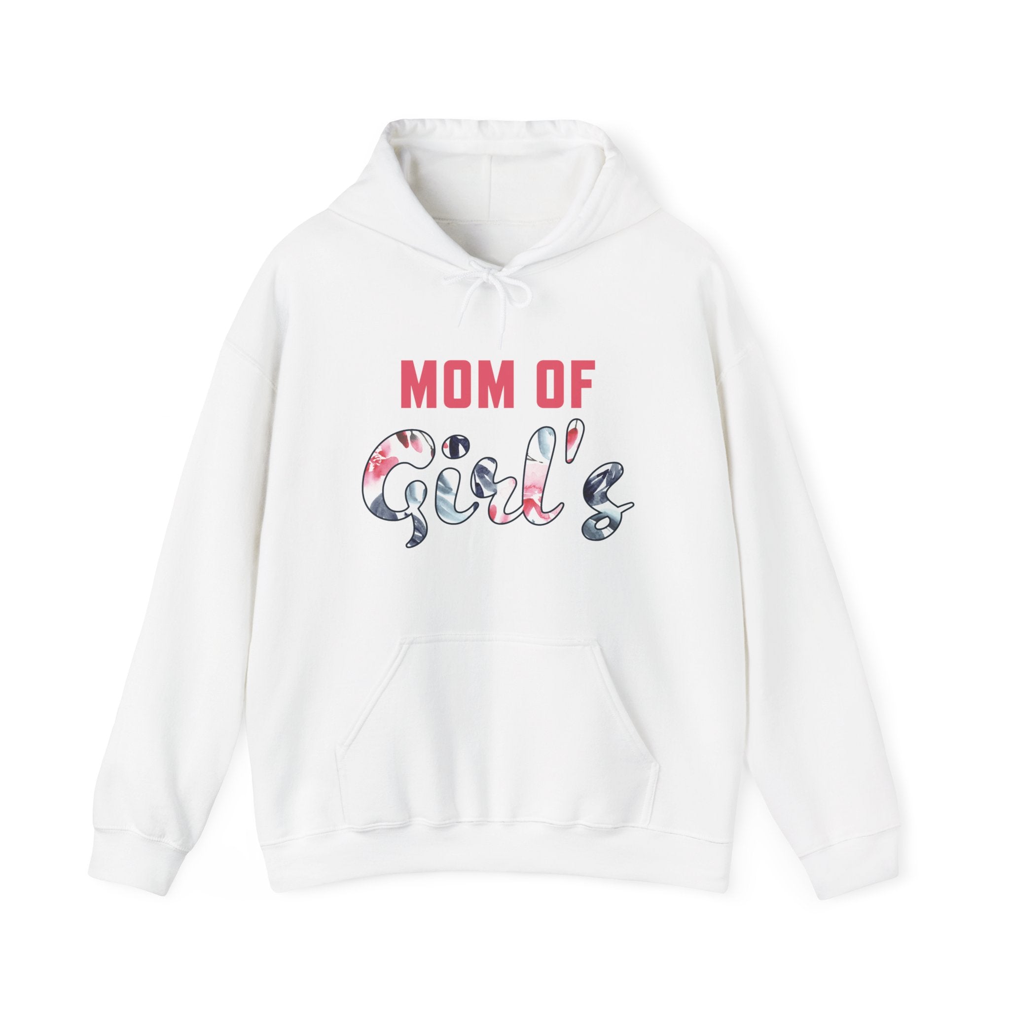 Mom Hooded Sweatshirt - Mom Of Girls | Hoodie by atgodanddesigns