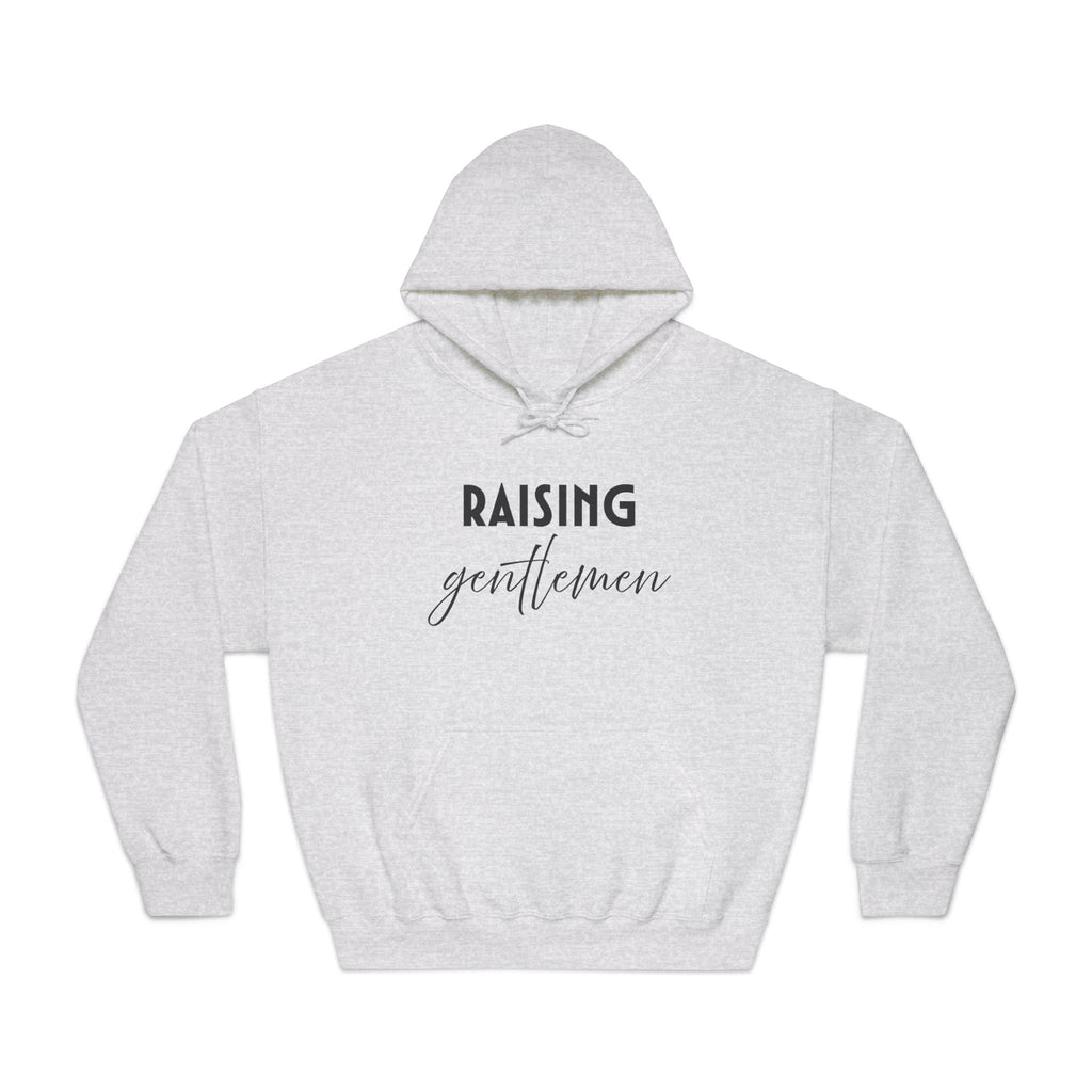 Mom Hooded Sweatshirt - Raising Gentlemen | Hoodie by atgodanddesigns