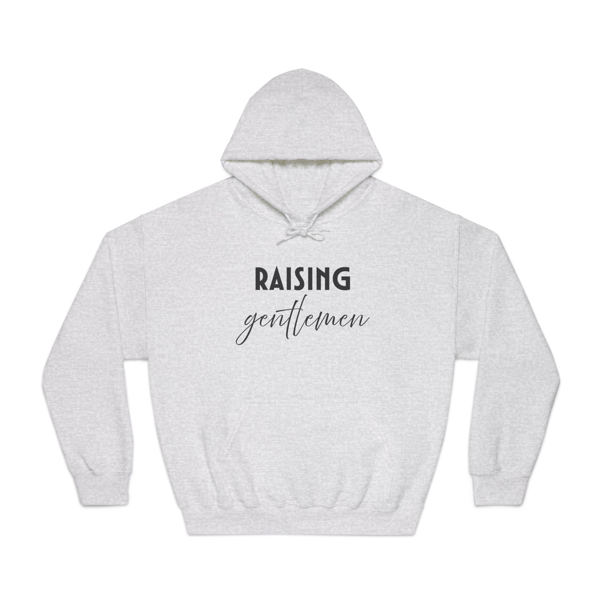 Mom Hooded Sweatshirt - Raising Gentlemen | Hoodie by atgodanddesigns