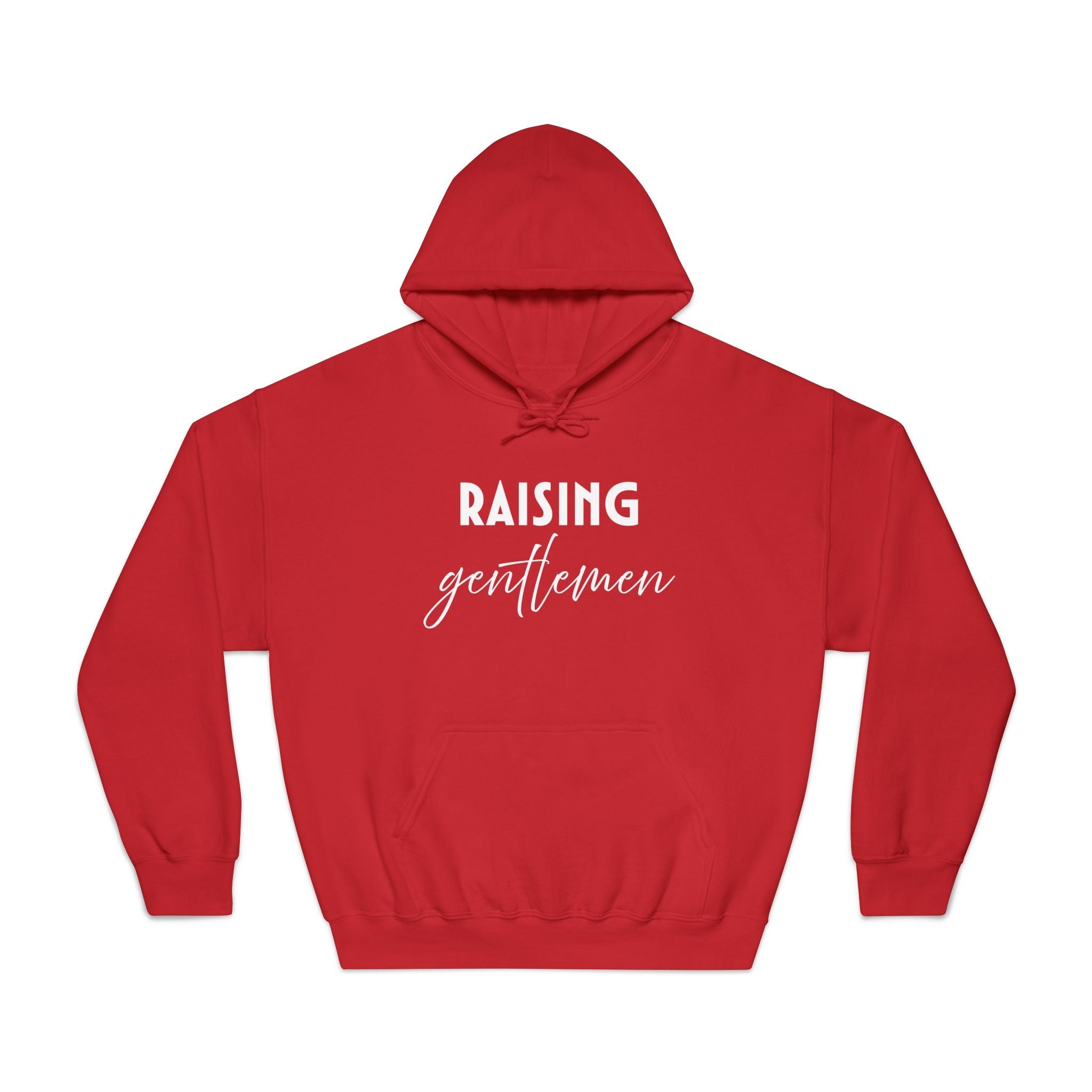 Mom Hooded Sweatshirt - Raising Gentlemen | Hoodie by atgodanddesigns