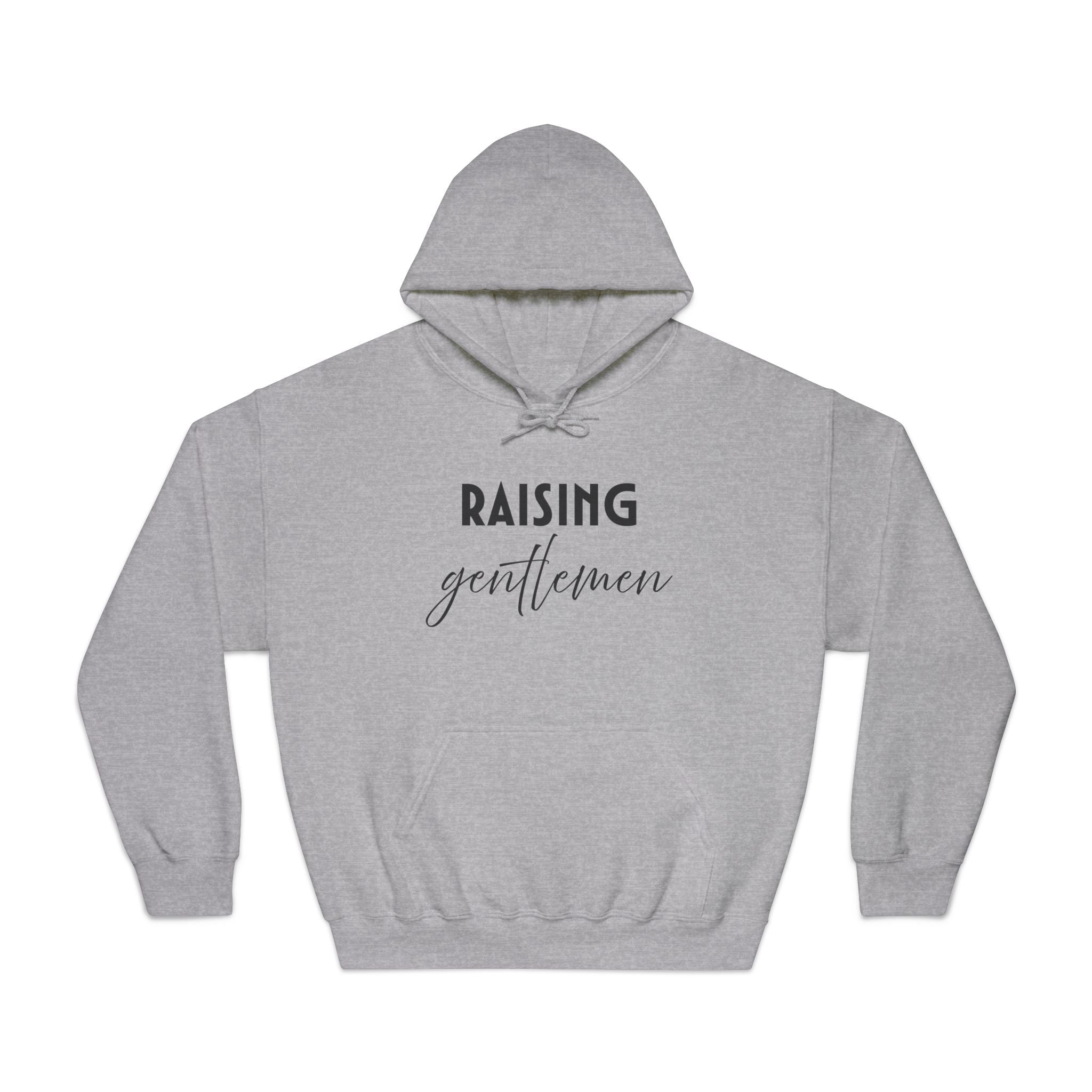 Mom Hooded Sweatshirt - Raising Gentlemen | Hoodie by atgodanddesigns
