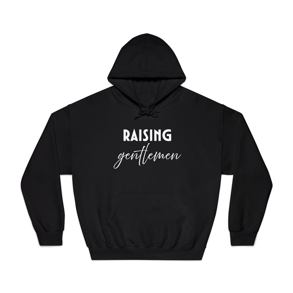 Mom Hooded Sweatshirt - Raising Gentlemen | Hoodie by atgodanddesigns