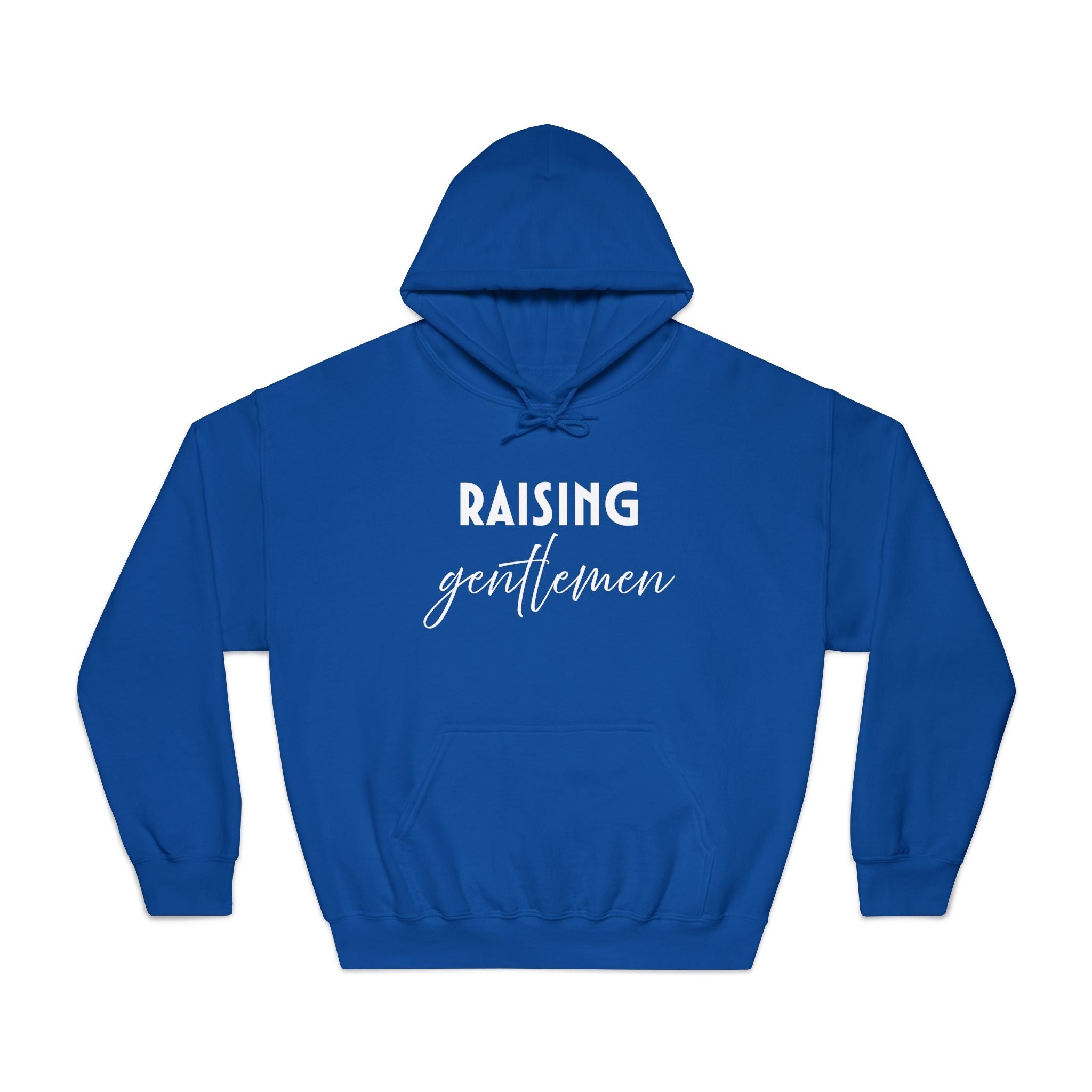 Mom Hooded Sweatshirt - Raising Gentlemen | Hoodie by atgodanddesigns