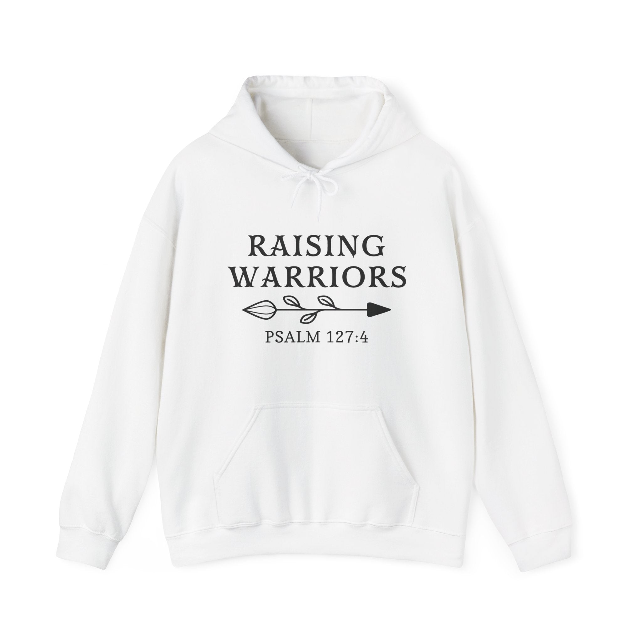 Mom Hooded Sweatshirt - Raising Warriors | Hoodie by atgodanddesigns