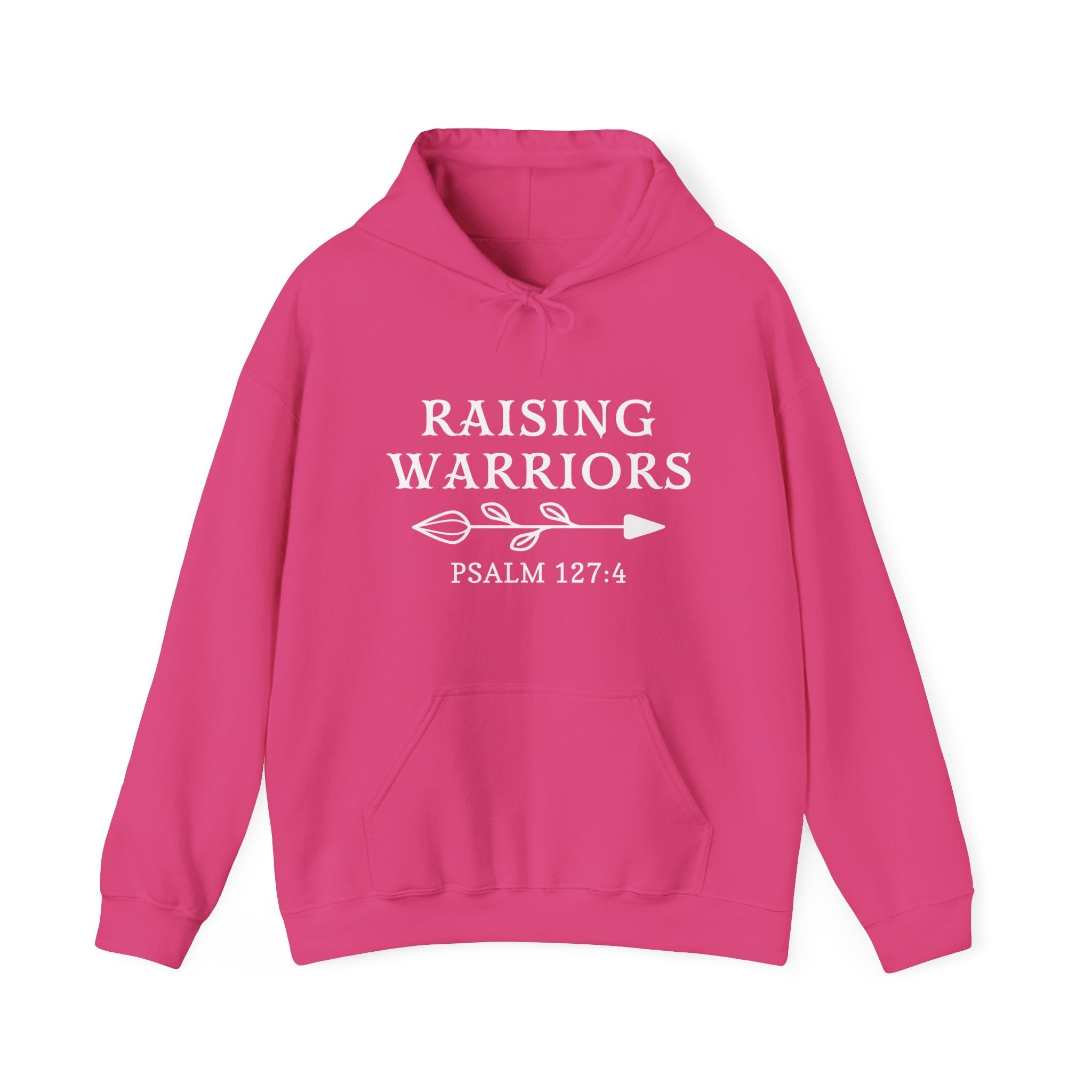 Mom Hooded Sweatshirt - Raising Warriors | Hoodie by atgodanddesigns