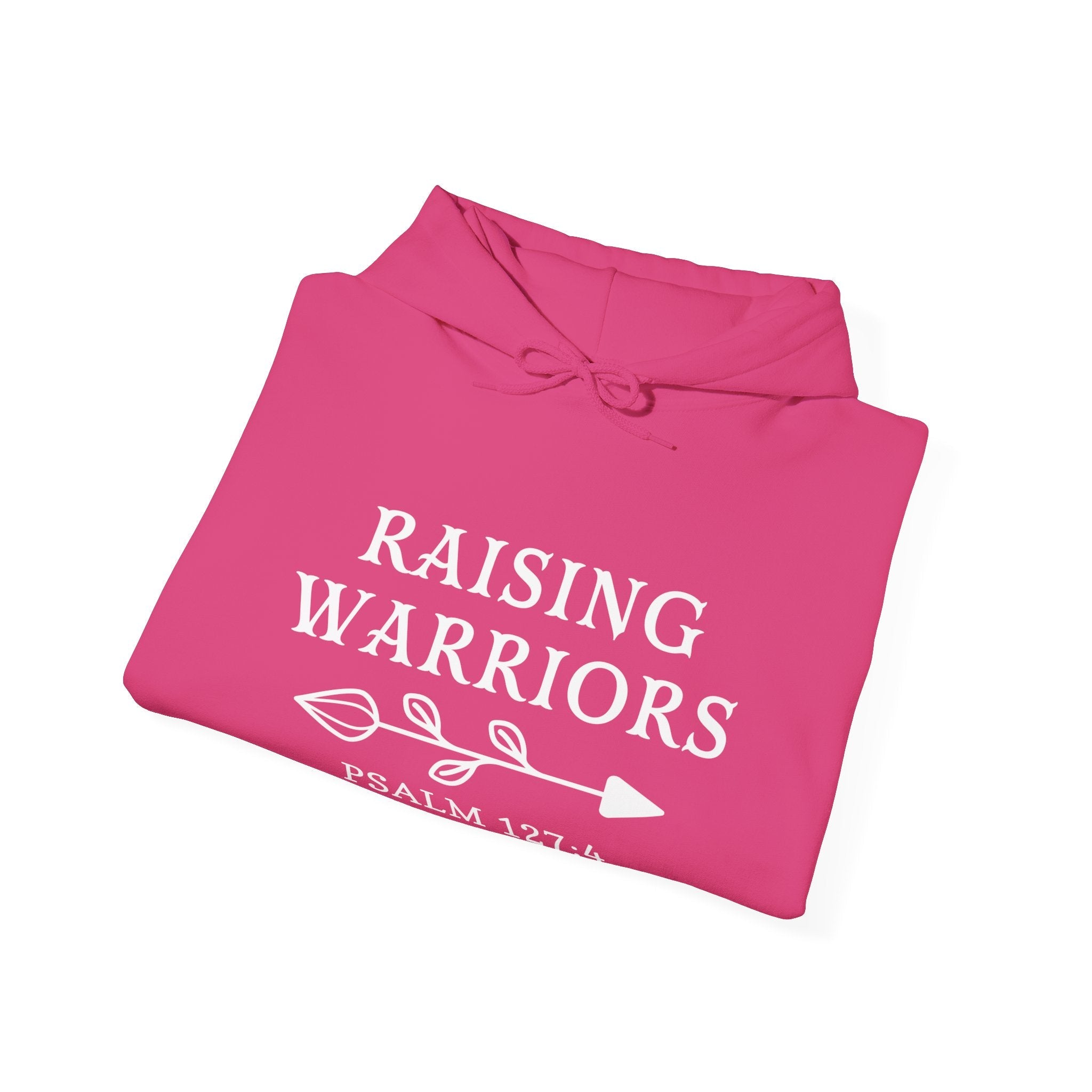 Mom Hooded Sweatshirt - Raising Warriors | Hoodie by atgodanddesigns