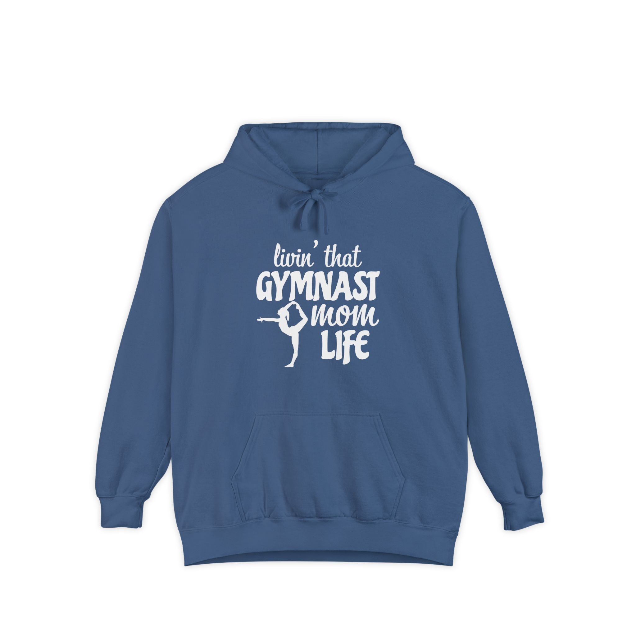Mom Hoodie - Livin' That Gymnast Mom Life | Hoodie by atgodanddesigns