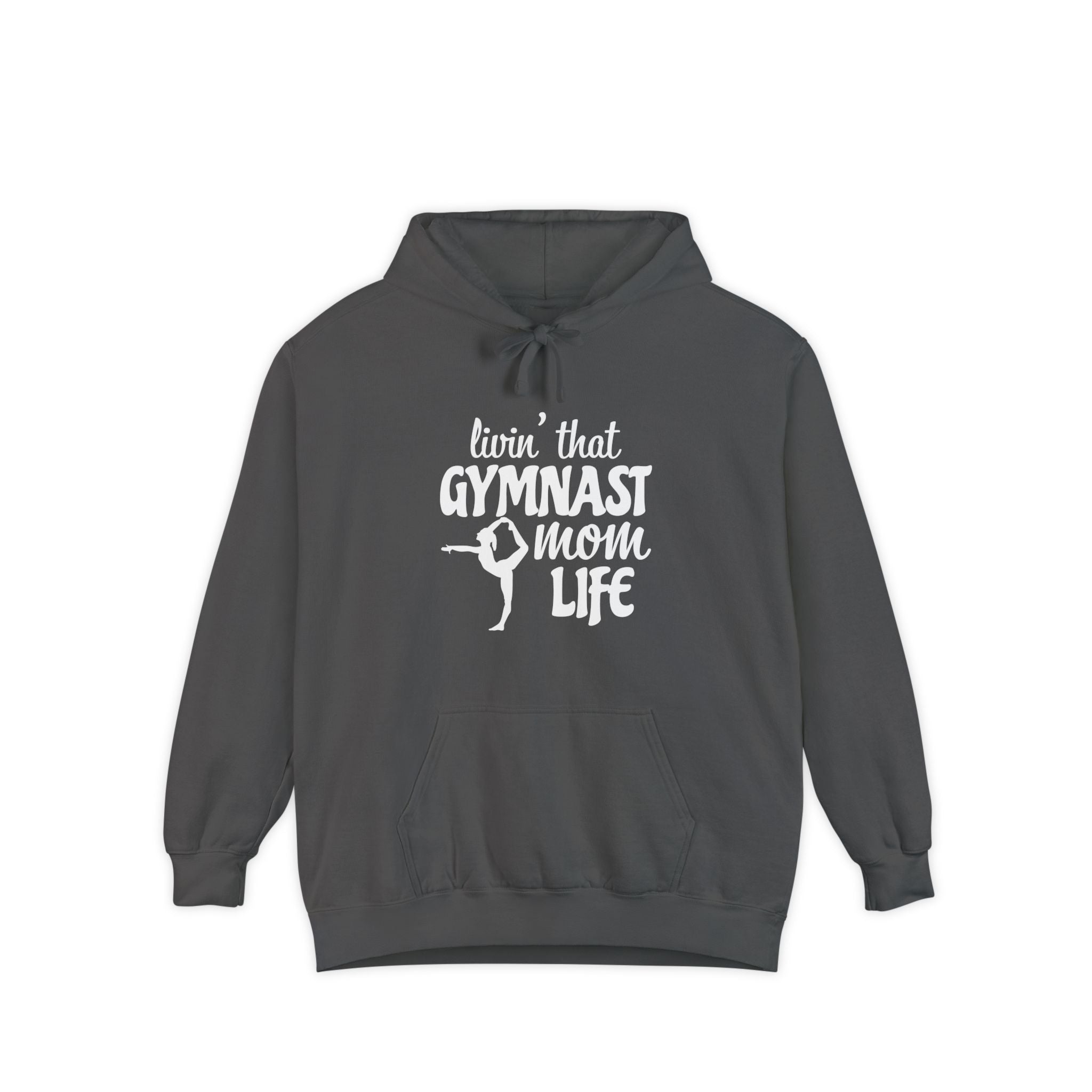Mom Hoodie - Livin' That Gymnast Mom Life | Hoodie by atgodanddesigns