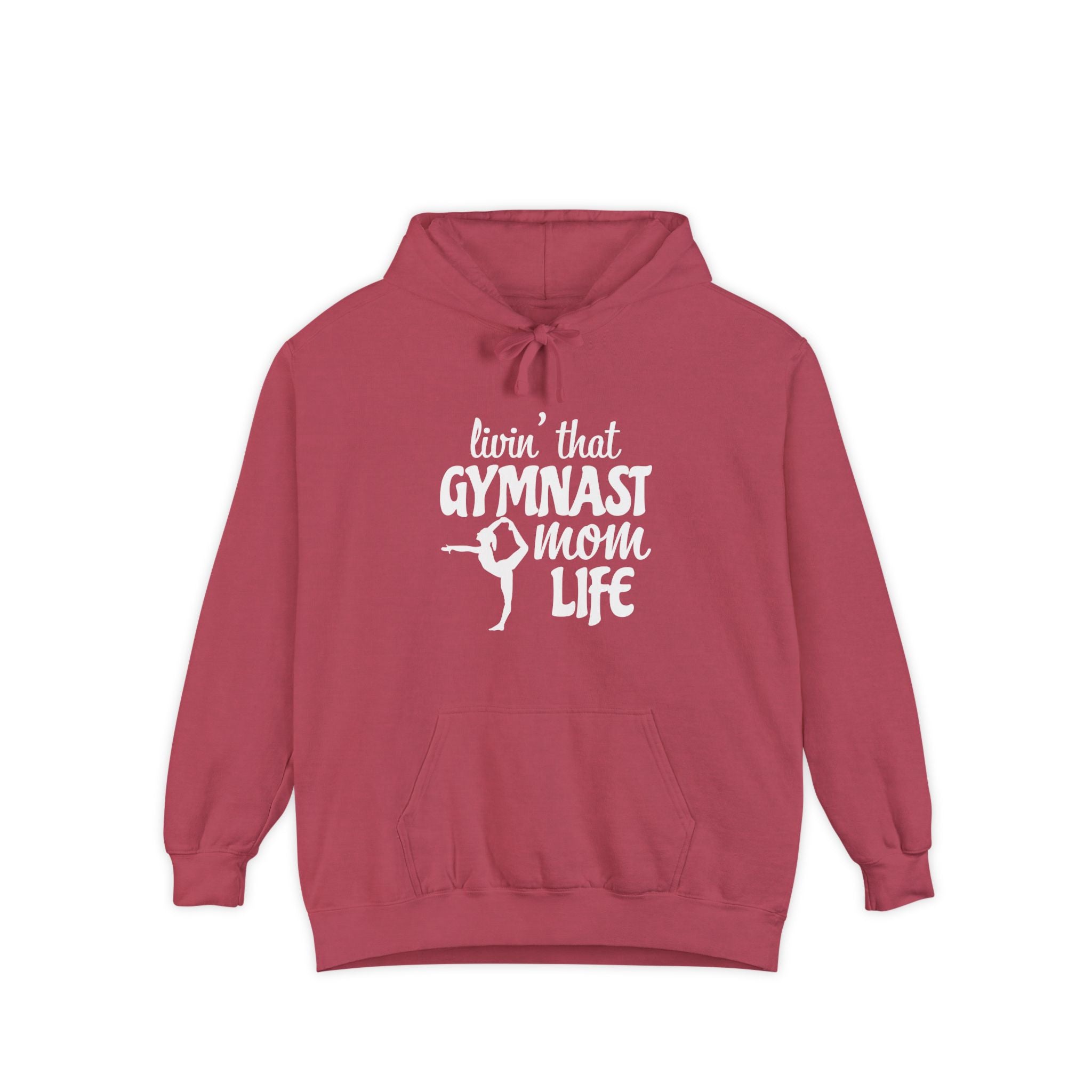 Mom Hoodie - Livin' That Gymnast Mom Life | Hoodie by atgodanddesigns