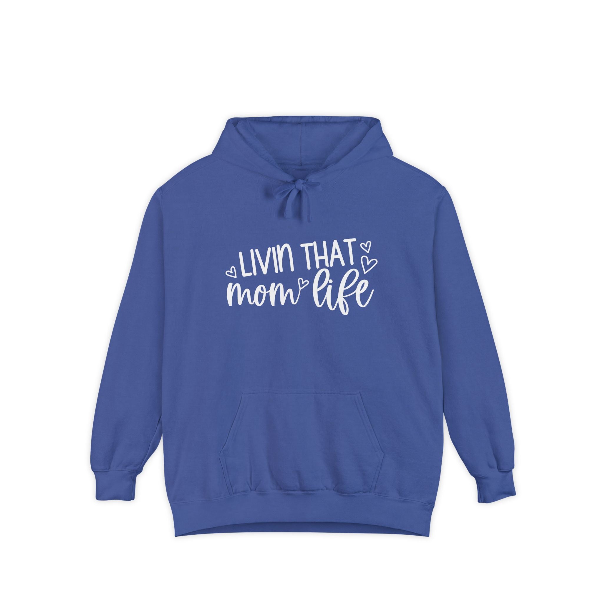 Mom Hoodie - Livin That Mom Life | Hoodie by atgodanddesigns