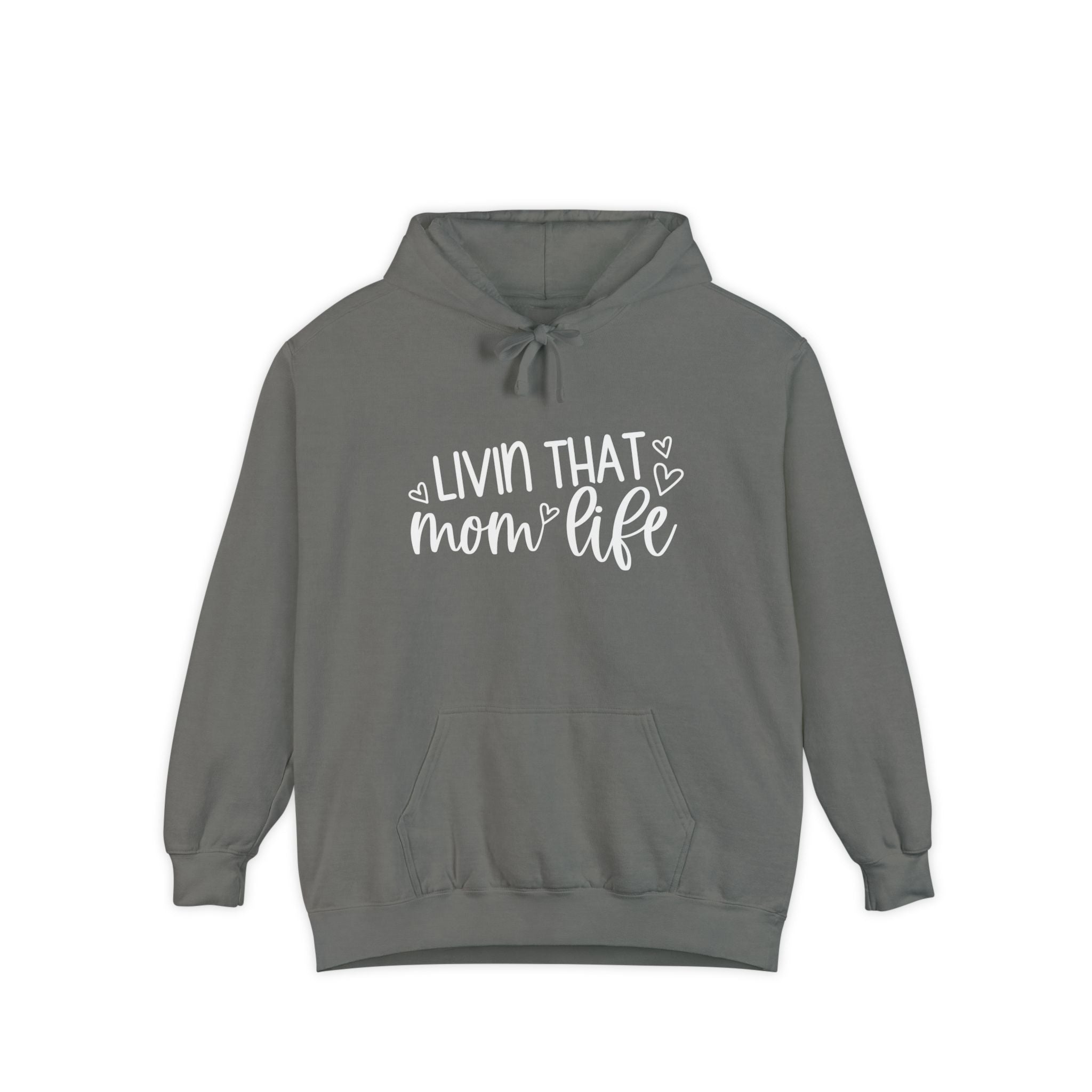 Mom Hoodie - Livin That Mom Life | Hoodie by atgodanddesigns