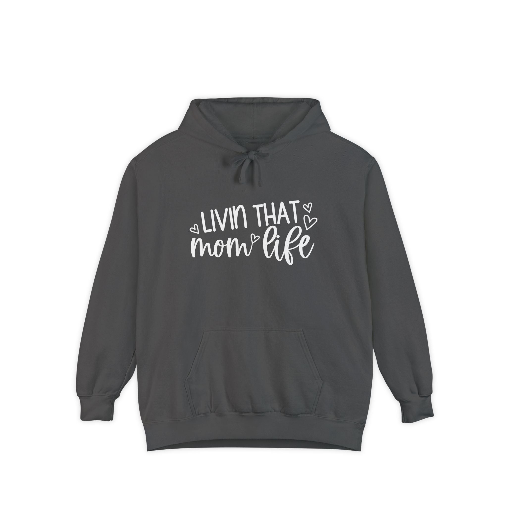 Mom Hoodie - Livin That Mom Life | Hoodie by atgodanddesigns