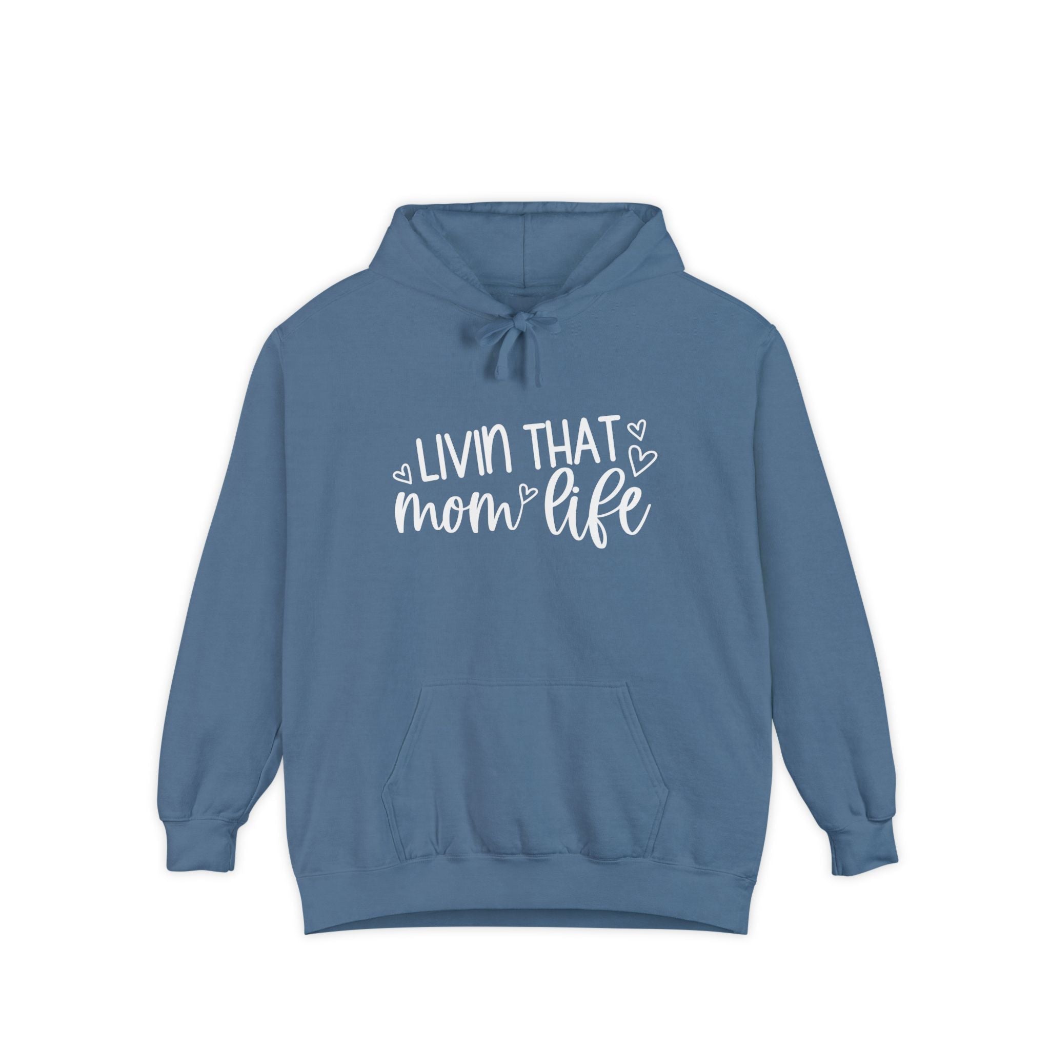 Mom Hoodie - Livin That Mom Life | Hoodie by atgodanddesigns
