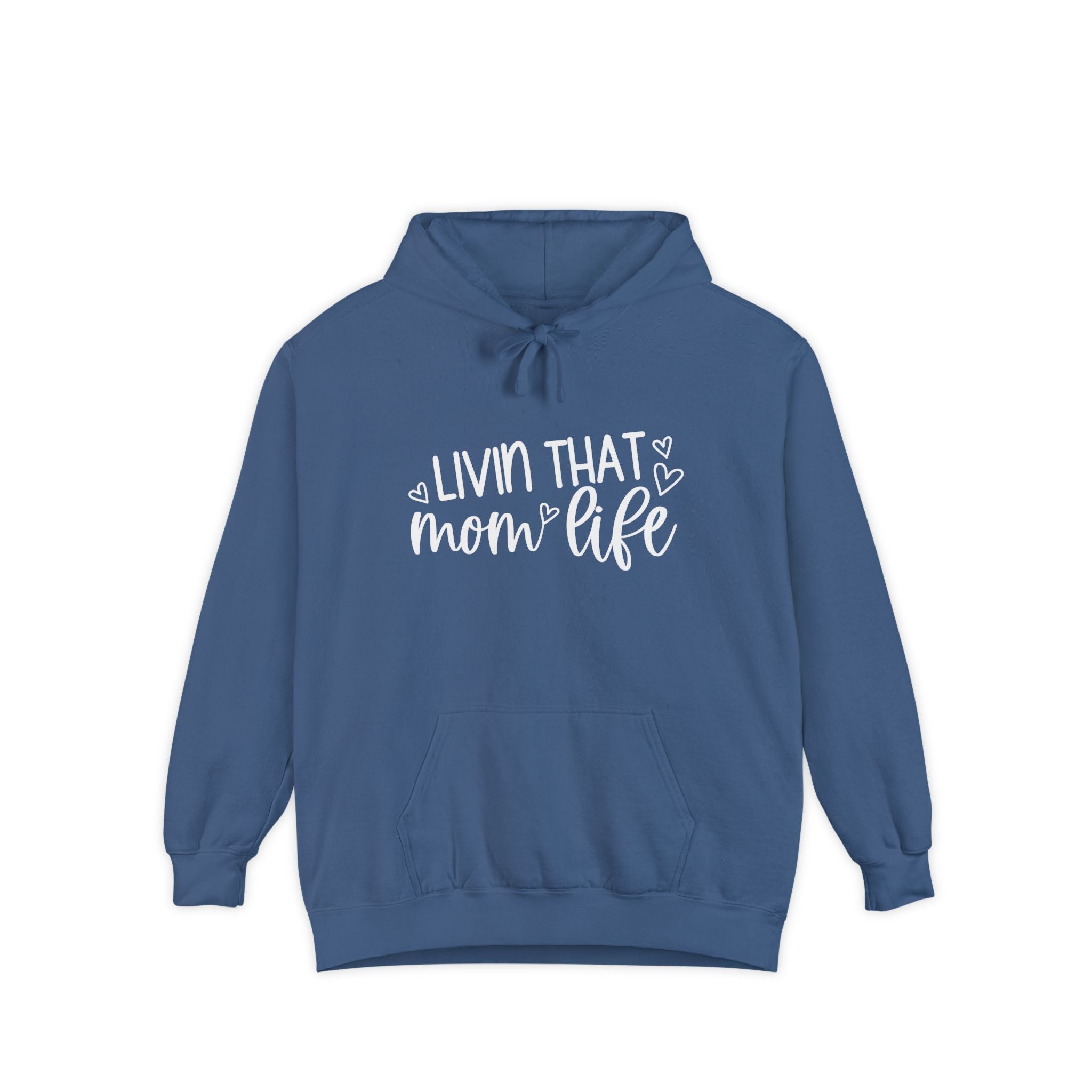 Mom Hoodie - Livin That Mom Life | Hoodie by atgodanddesigns